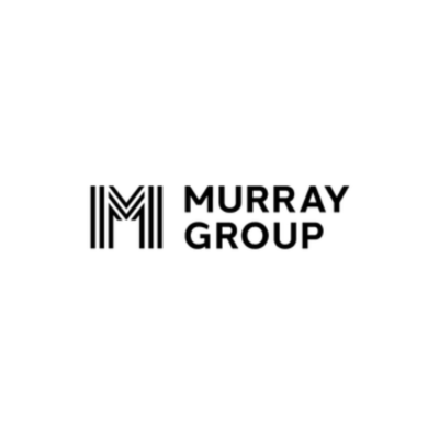 Murray Group logo in black and white with a stylized 'M' symbol and the text 'MURRAY GROUP' beside it.
