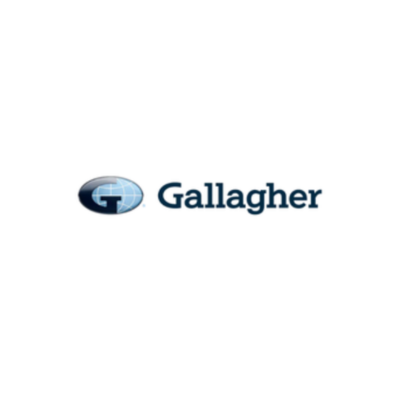 Gallagher logo with a stylized G and globe icon
