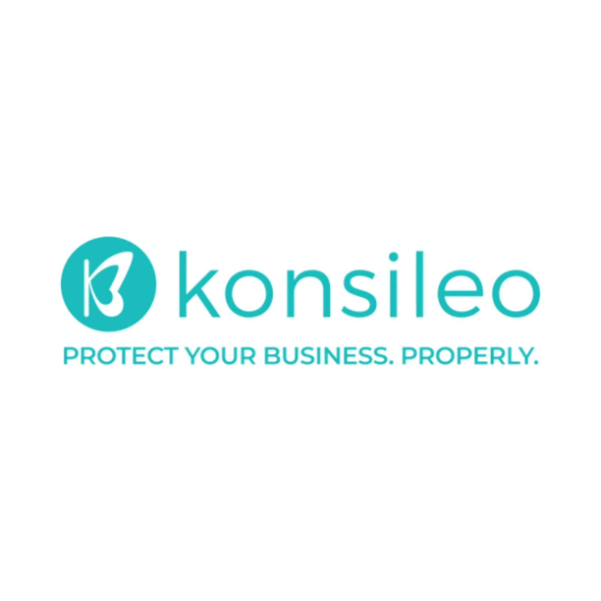 Konsileo logo with the tagline "Protect Your Business Properly" beneath it.