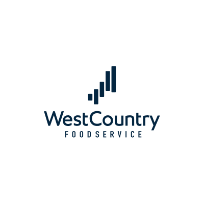 WestCountry Food Service logo with ascending bar graph design and text