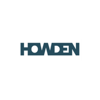 The word "HOWDEN" written in bold, stylized font with the letters mirrored horizontally.