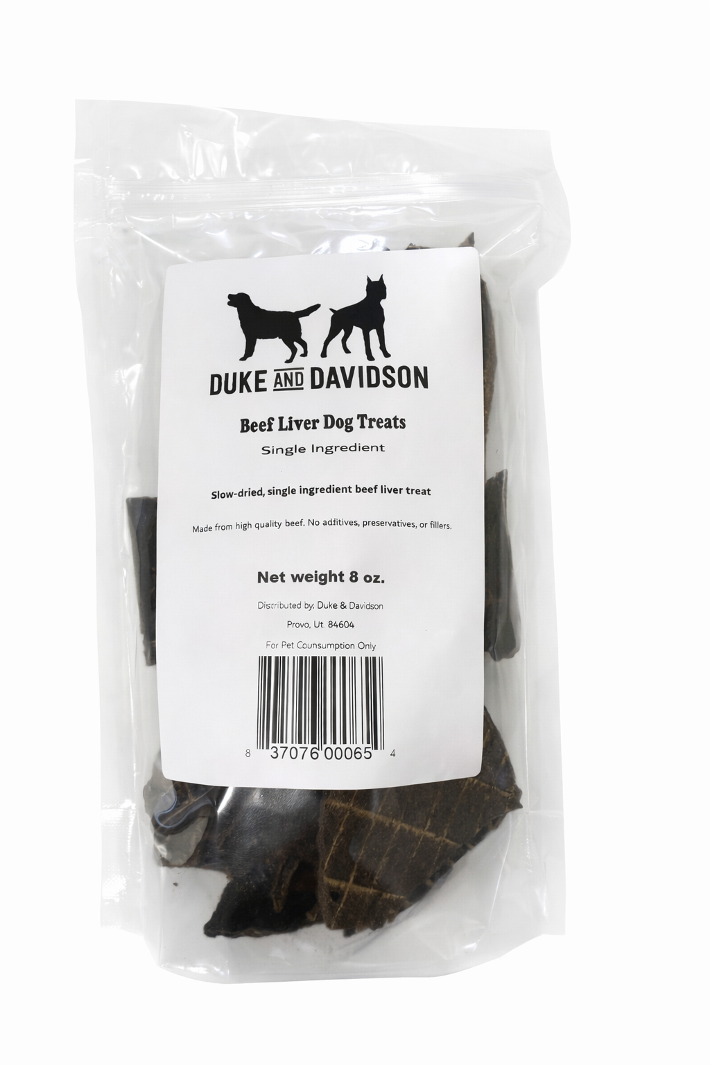 Duke & Davidson 8oz Beef Liver Treats
