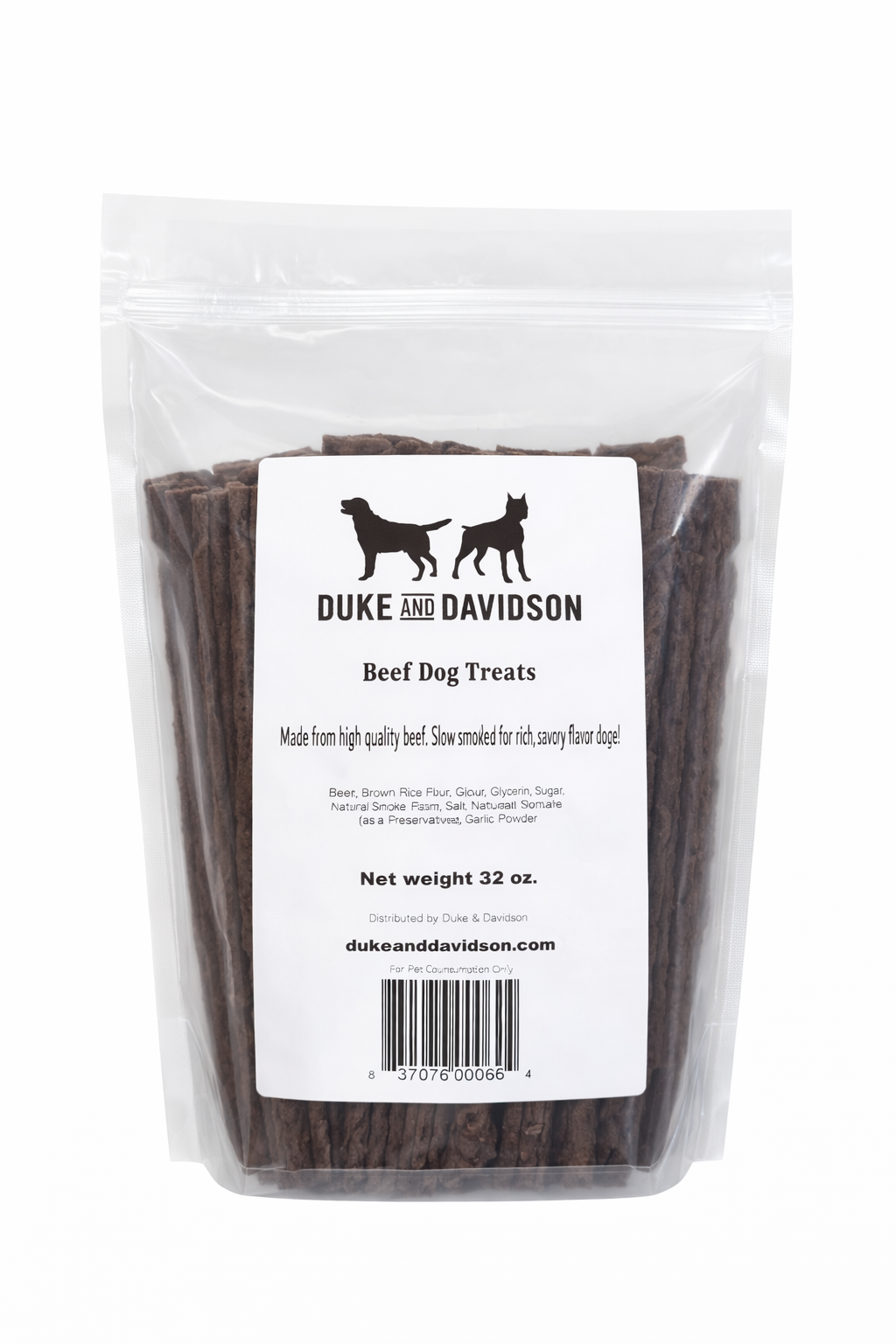 Duke & Davidson 32oz Beef Dog Treats