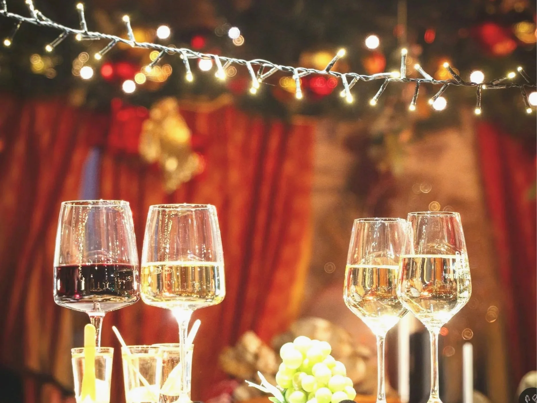 Welcome drinks at women only wine retreat in Alsace France