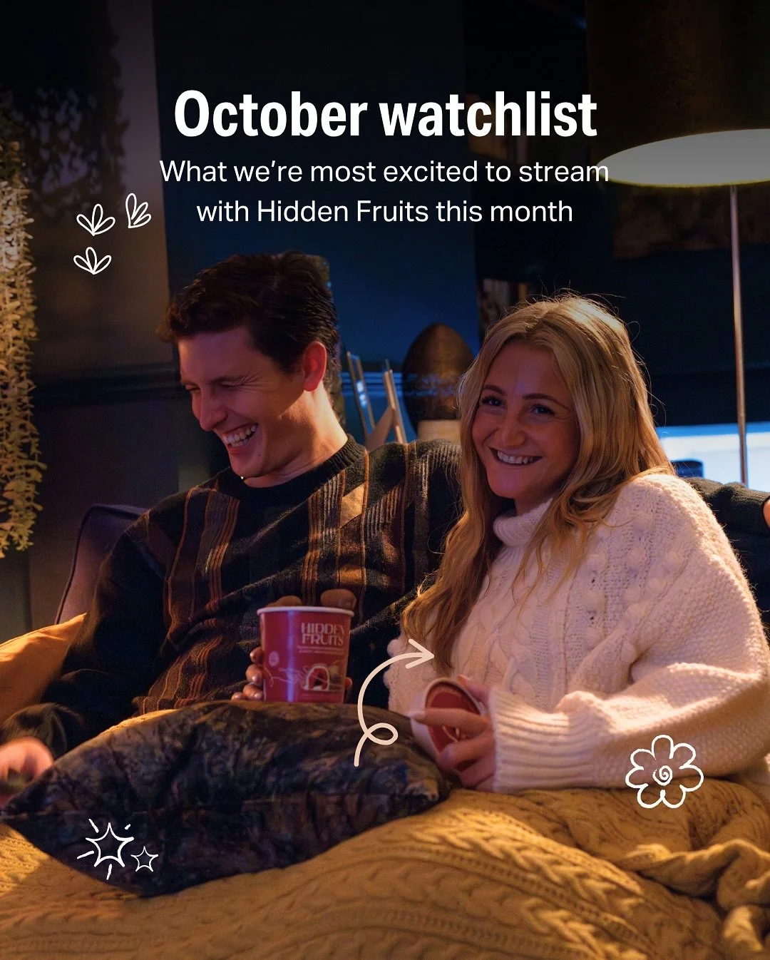 Nights in with Hidden Fruits 📺✨ Which show are you most excited for? 👇🏼 Anything we&rsquo;ve missed?