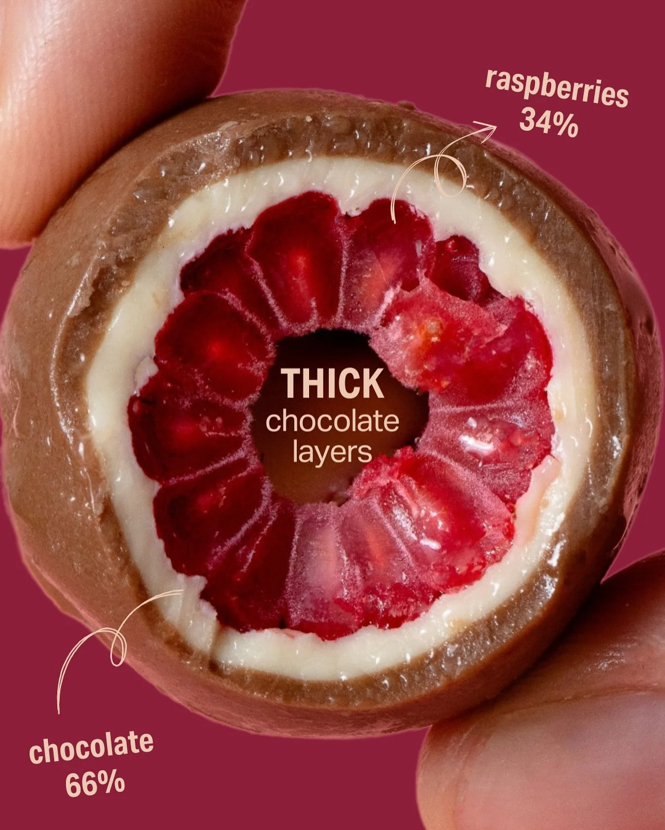 One of the most frequent pieces of feedback we get is how much our customers love our thick layers of chocolate making for the most indulgent bite ✨