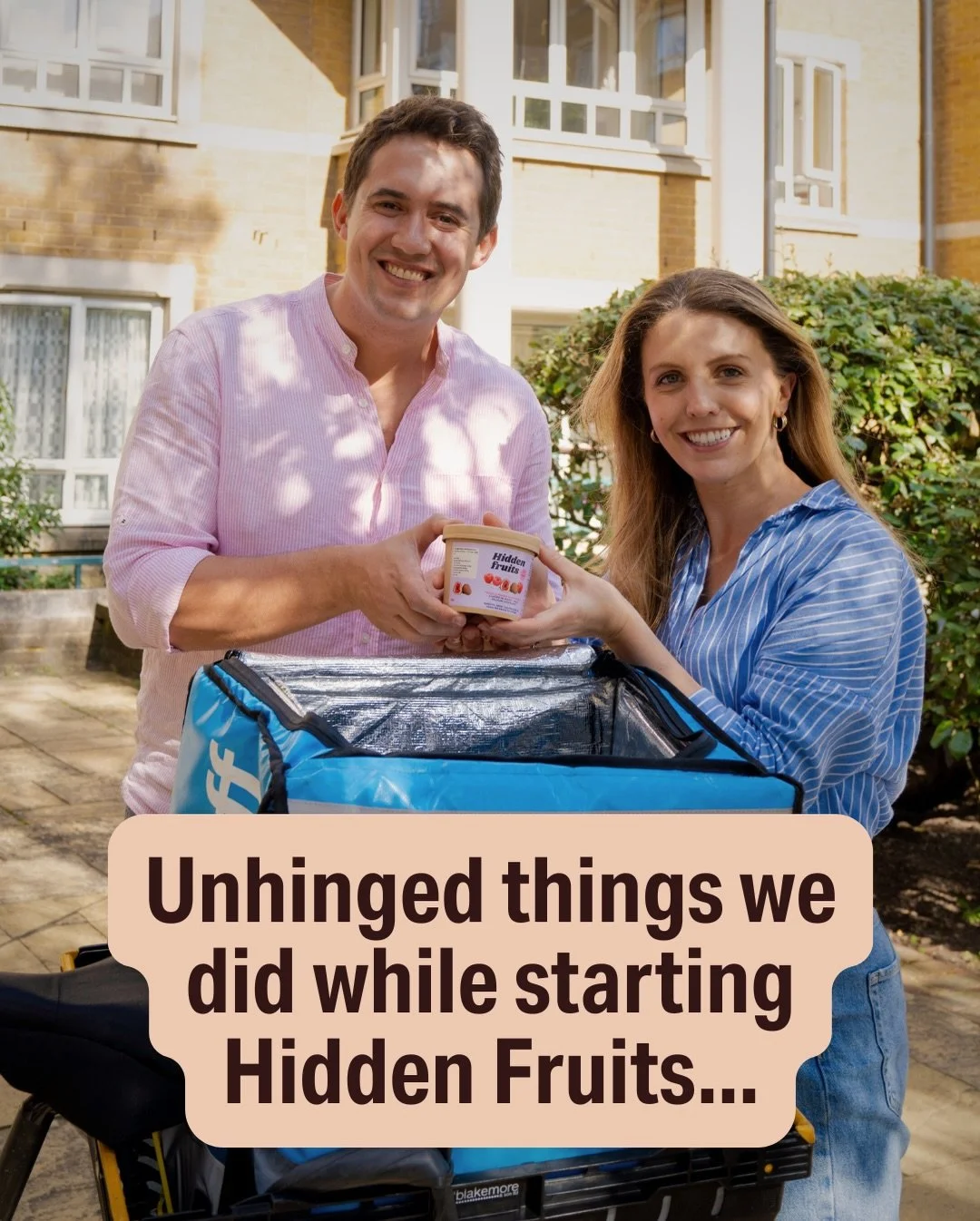 Thought we&rsquo;d jump on this trend ✨ Let&rsquo;s rewind to 2023, when starting Hidden Fruits meant doing everything and anything to get it going - parental support very much included ✨ #entrepreneurialjourney