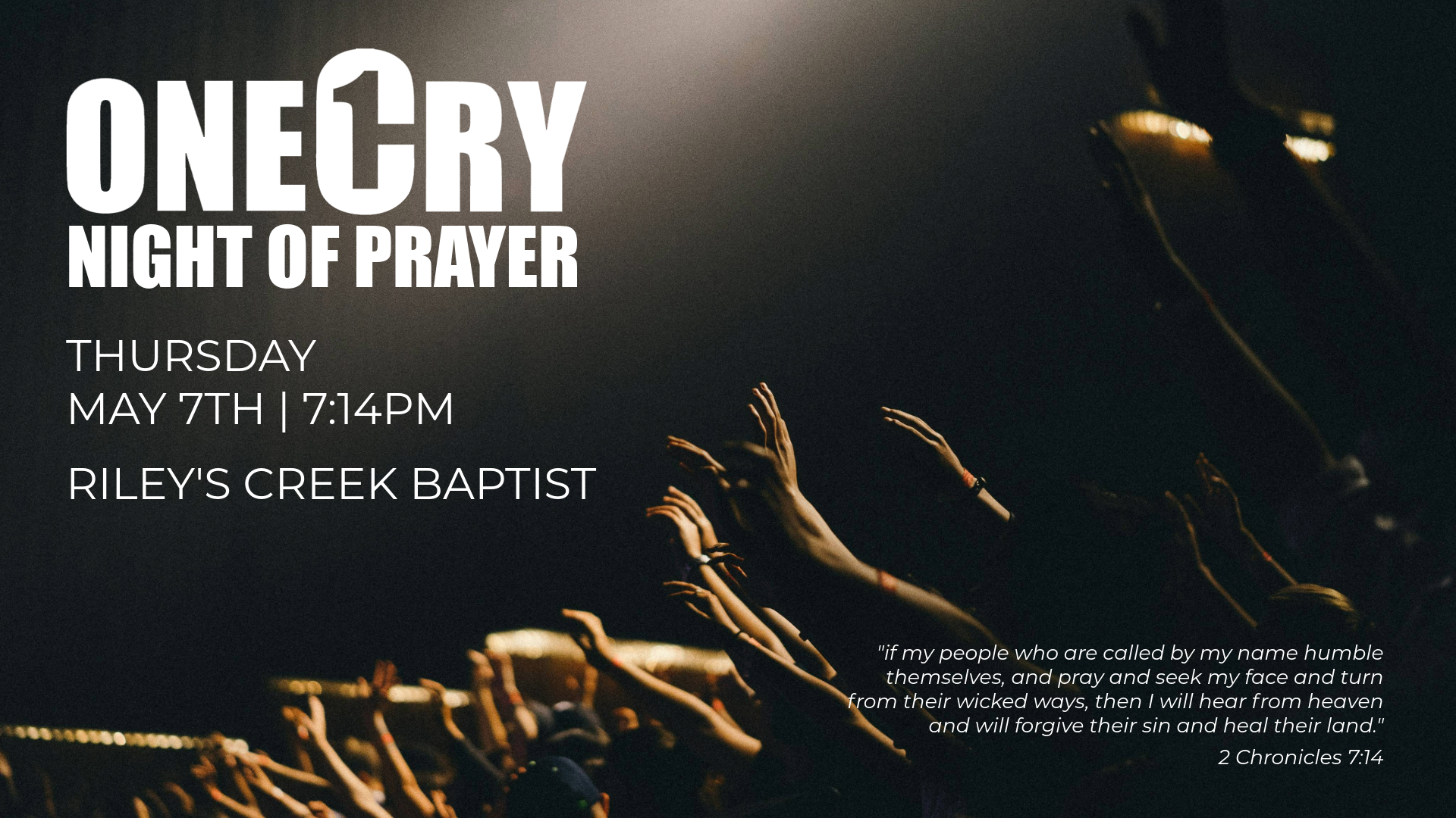 One Cry Night of Prayer