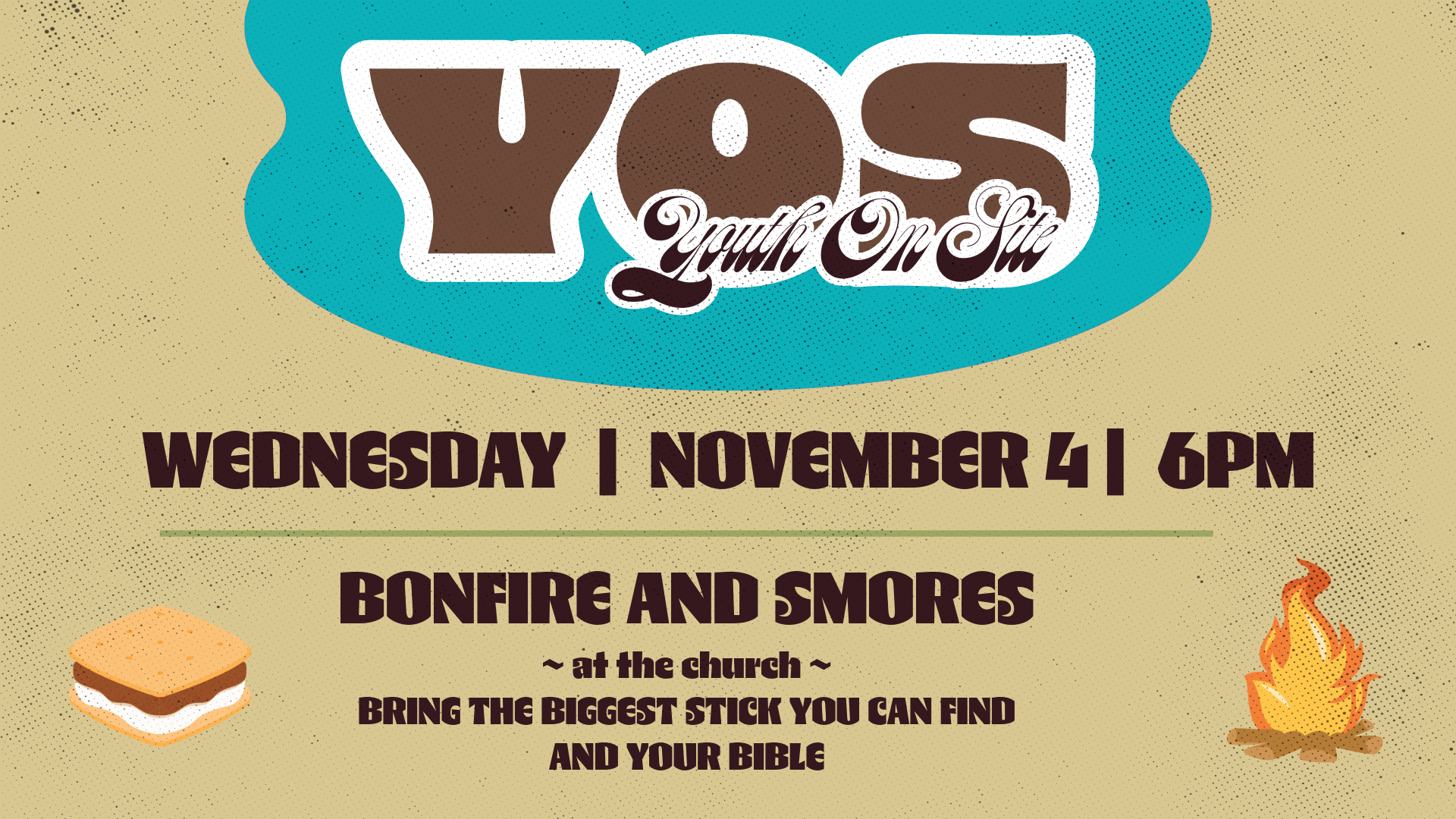 Youth on Site - Bonfire and S'mores