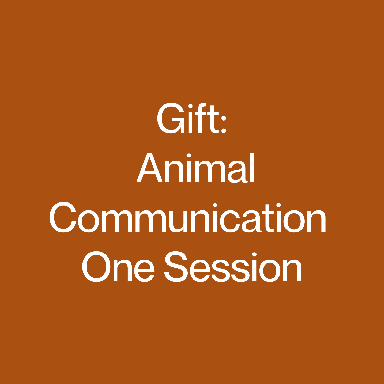 Gift or Purchase:  Animal Communication One Session