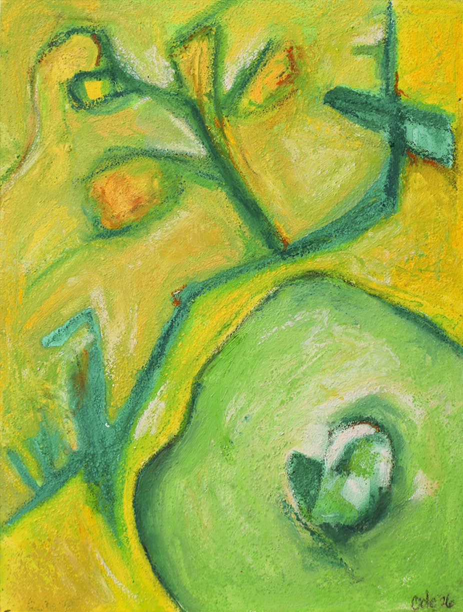 Commissioned SOUL PAINTING 9 X 12 Framed