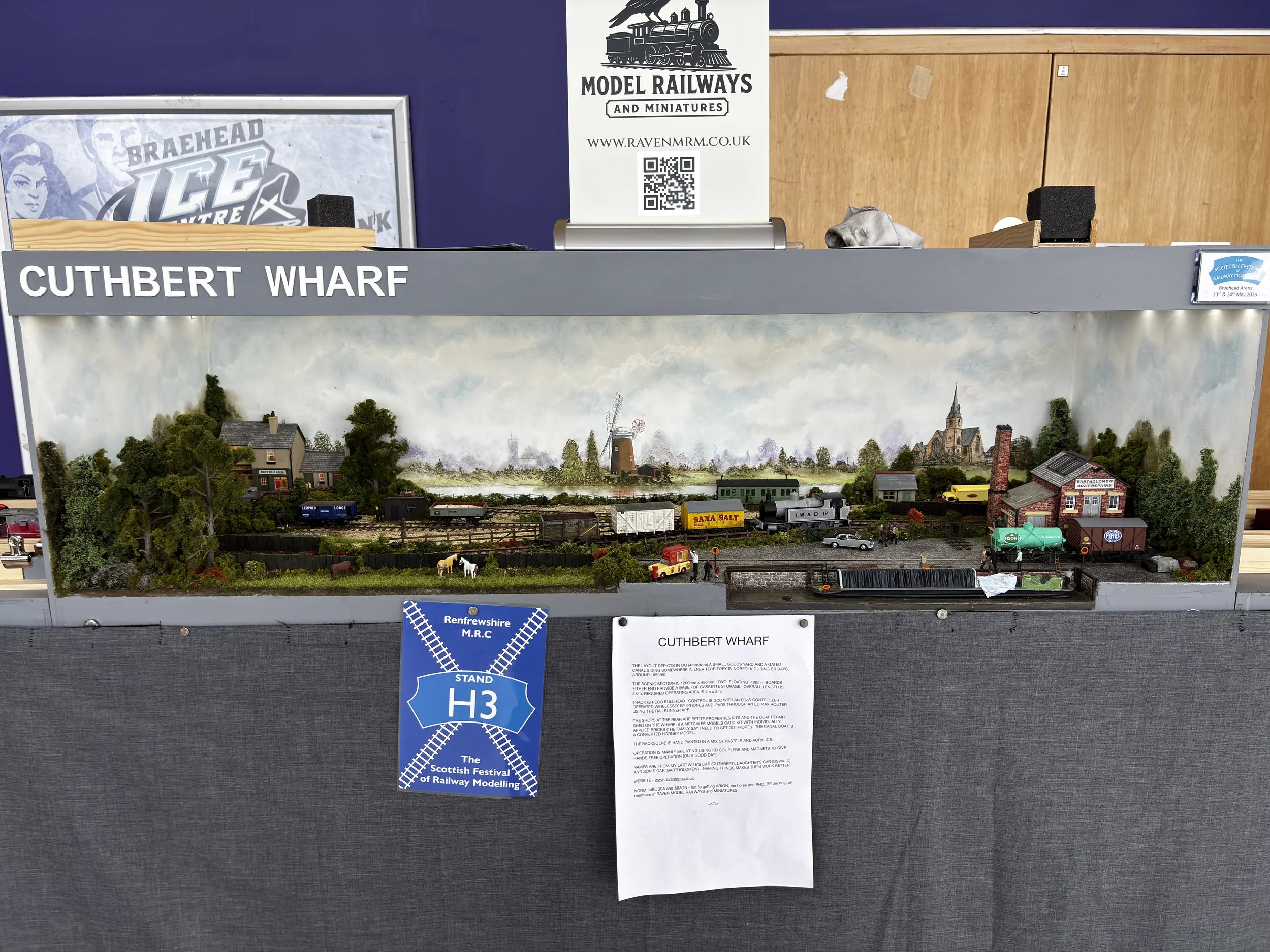 Cuthbert Wharf - our oo gauge layout set in Norfolk.