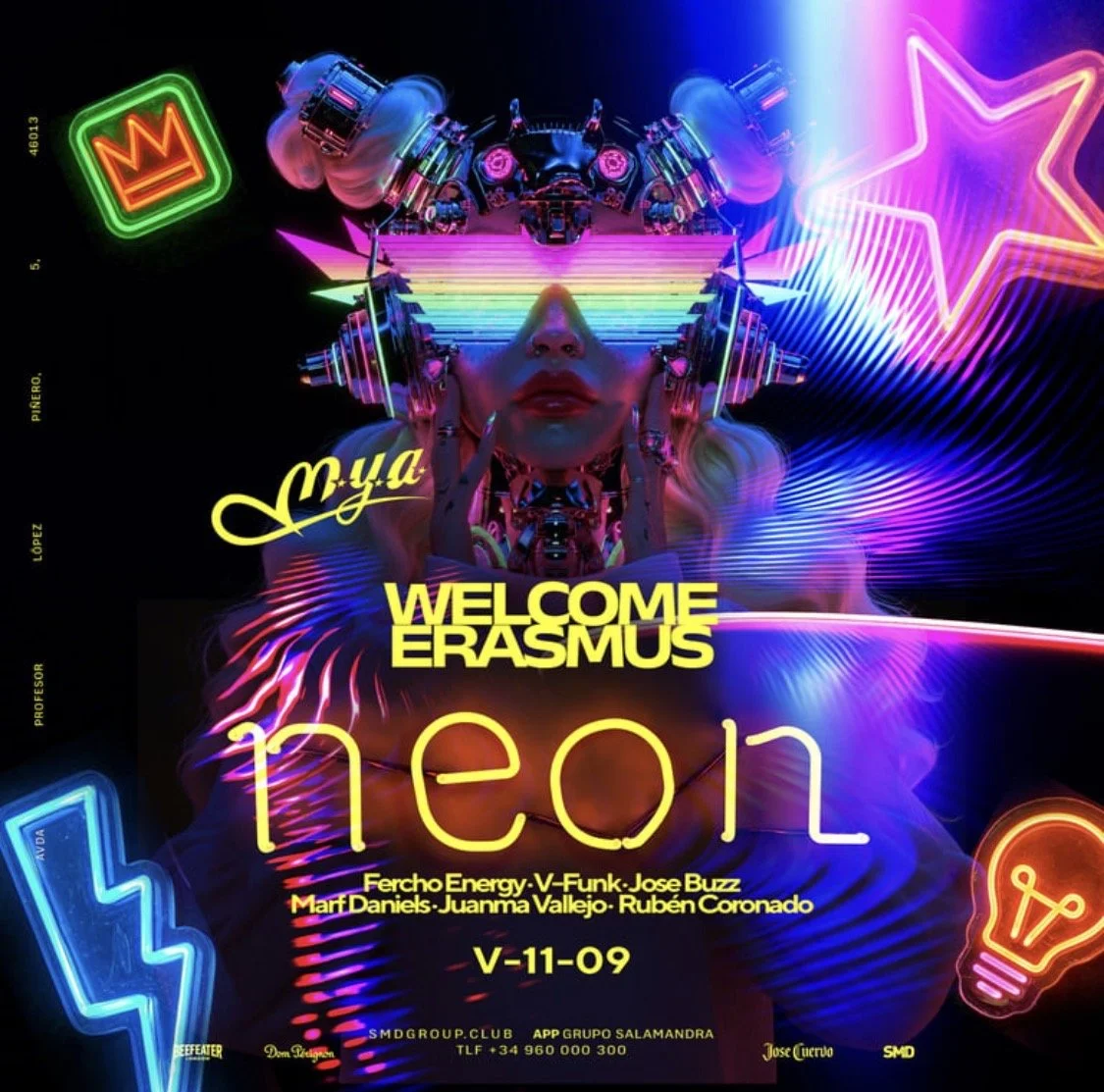 Mya - Friday 11/09 - NEON WELCOME ERASMUS