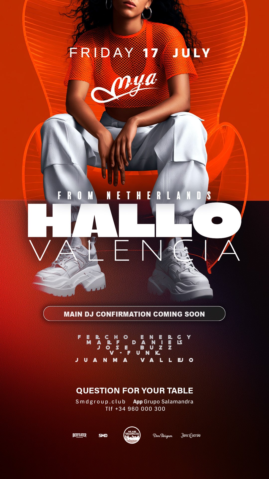 Mya - Friday 17/07 - DJ DORIS BAE  - HALLO VALENCIA