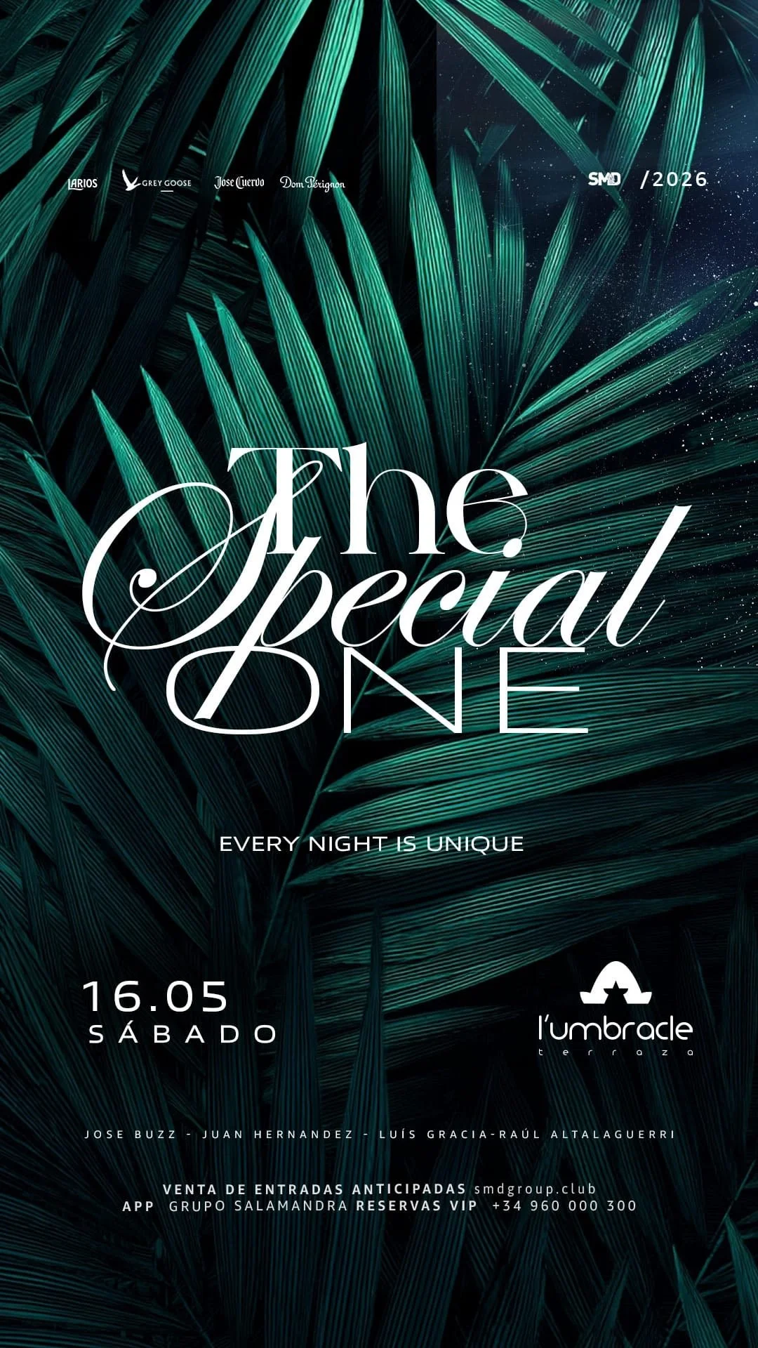 Umbracle - Saturday 16/05 - the special one
