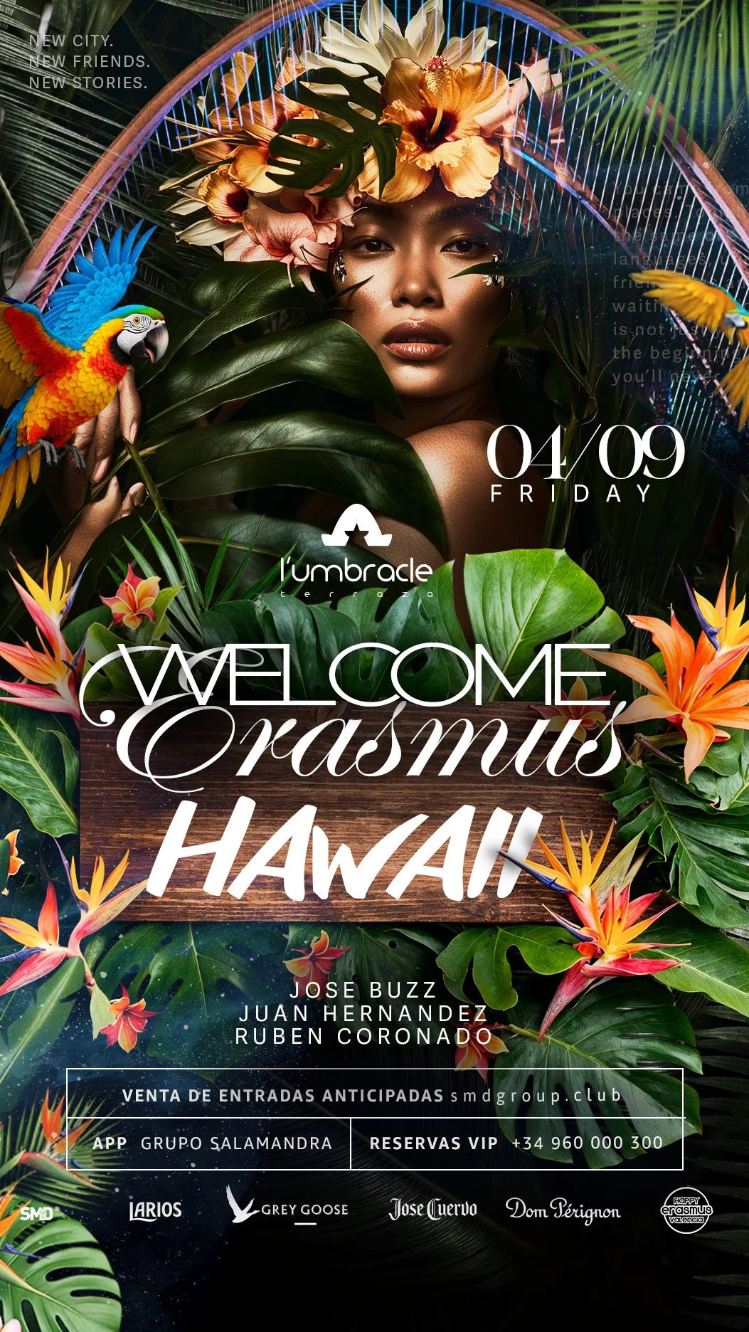 Umbracle - Friday 04/09 -WELCOME ERASMUS