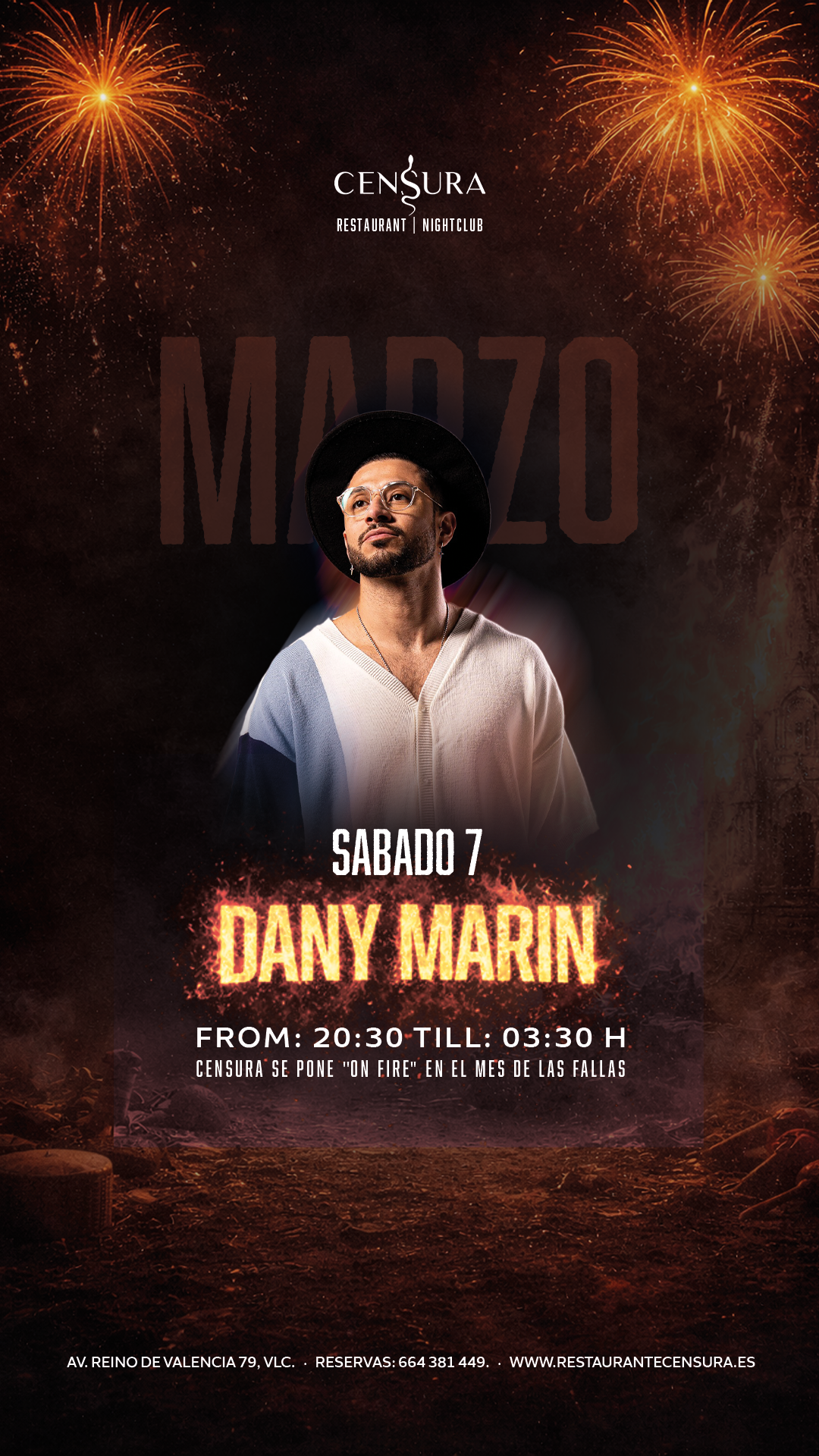 Censura - Sabado  07/03 - DJ Dany Marin