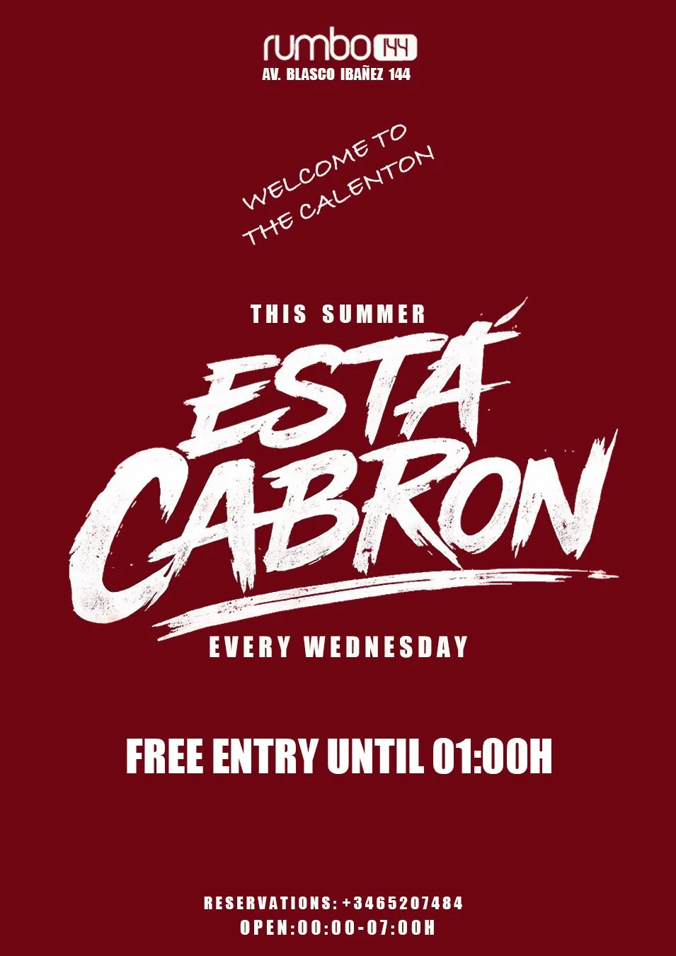 RUMBO144   Wednesday 24/06 - ESTA CABRON SAN JUAN NIGHT