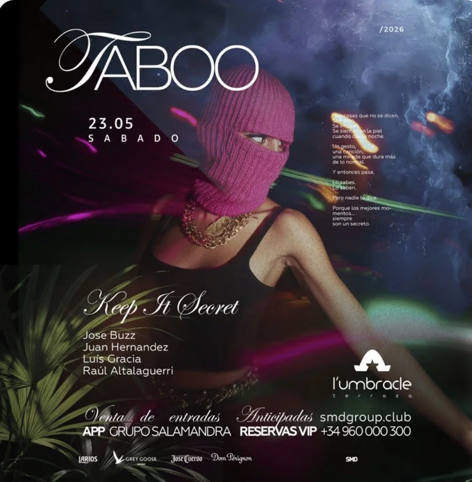 Umbracle - Saturday 23/05 - TABOO