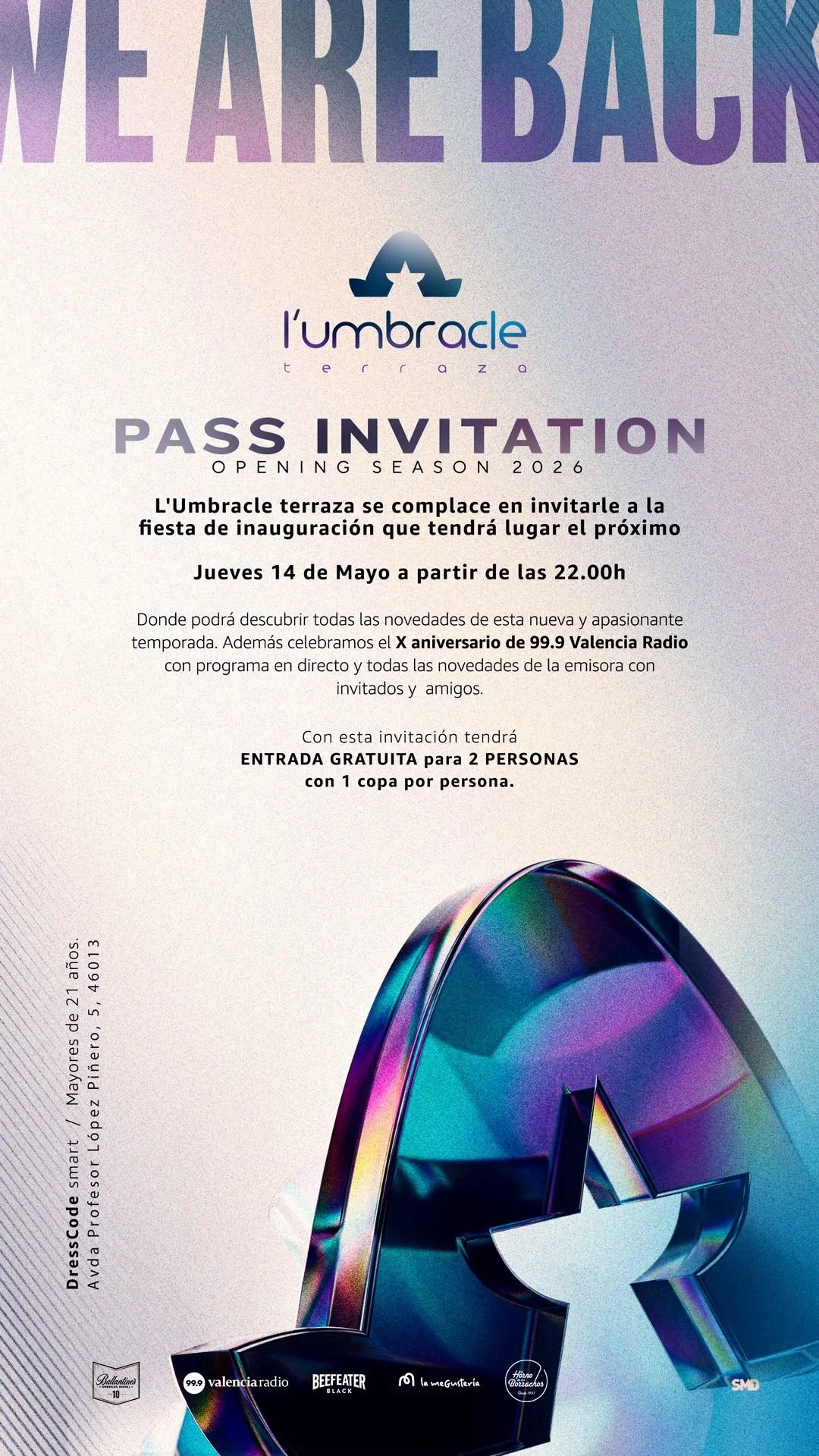 Umbracle - 14/05 - WE ARE BACK THURSDAY