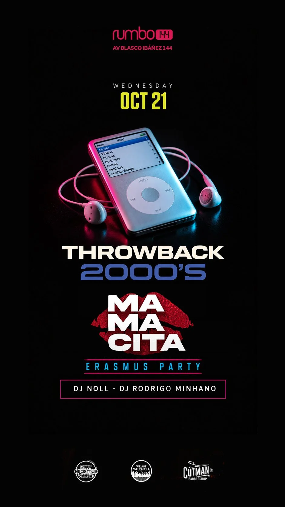 RUMBO144 - Wednesday 21/10  MAMaCITA THROWBACK 2000´S