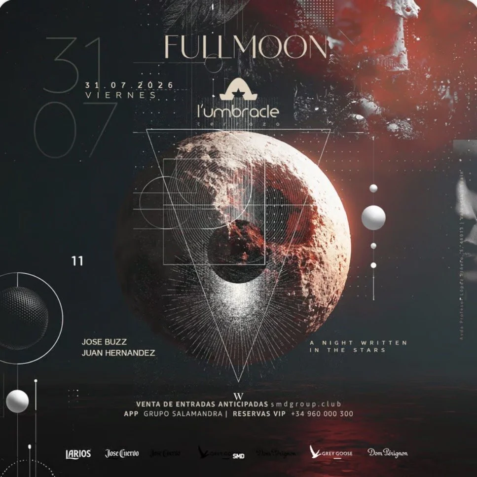 Umbracle - Friday 31/07 - FULL MOON