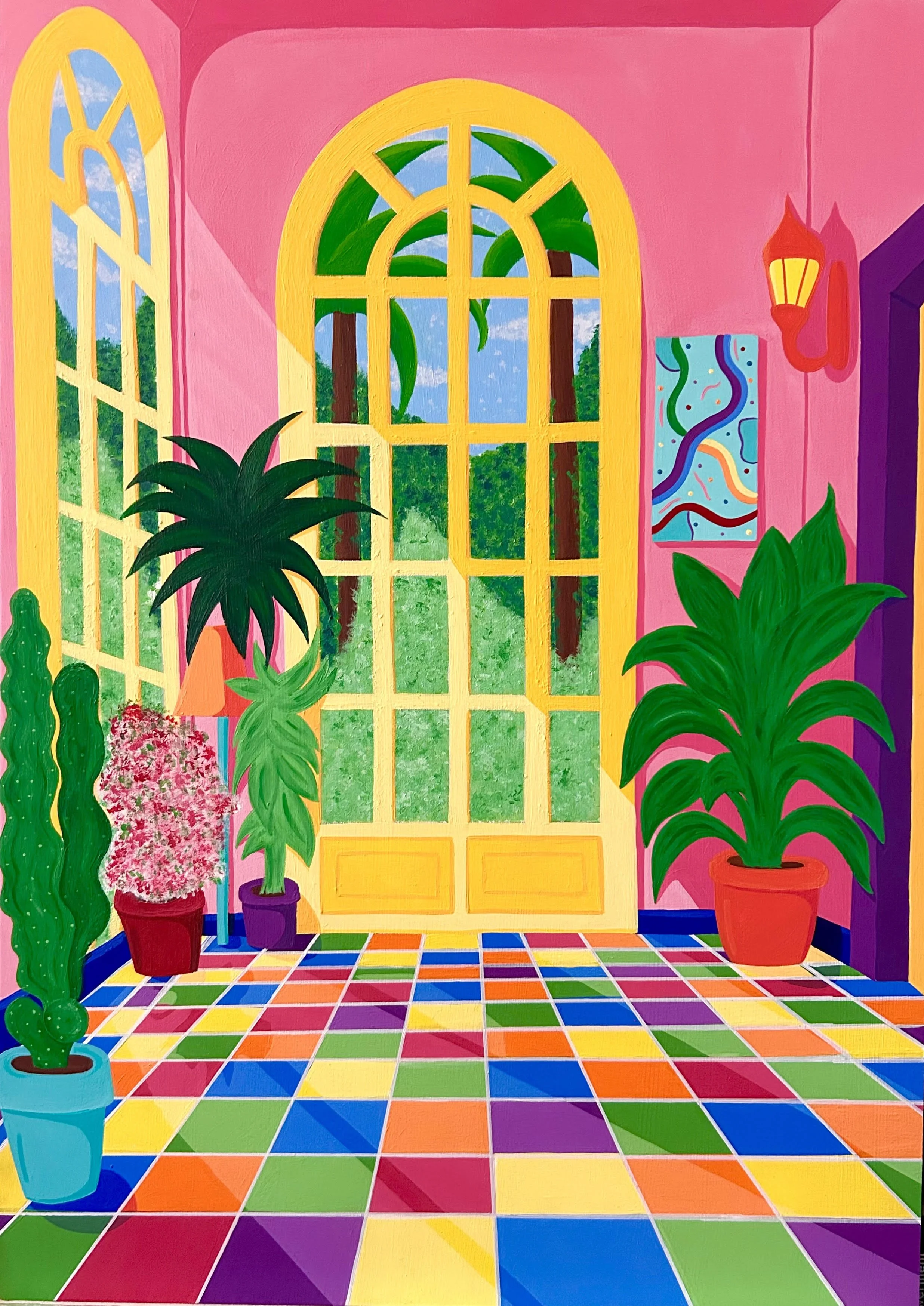 IF ONLY REALITY WERE THIS GENTLE |
70 × 50 cm | 550 €
