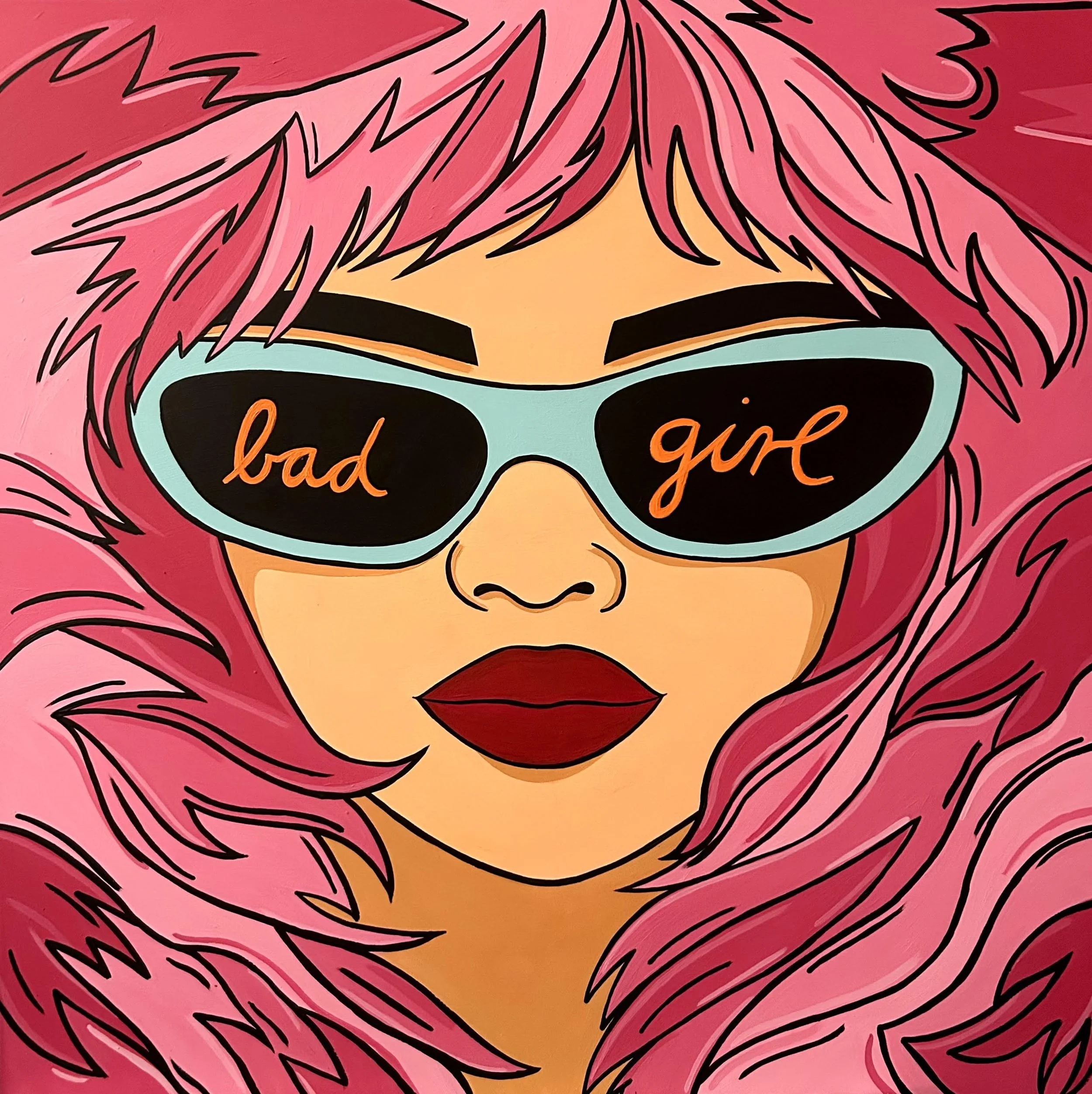 WHATEVER, GIRL | 60 × 60 cm | 400 €