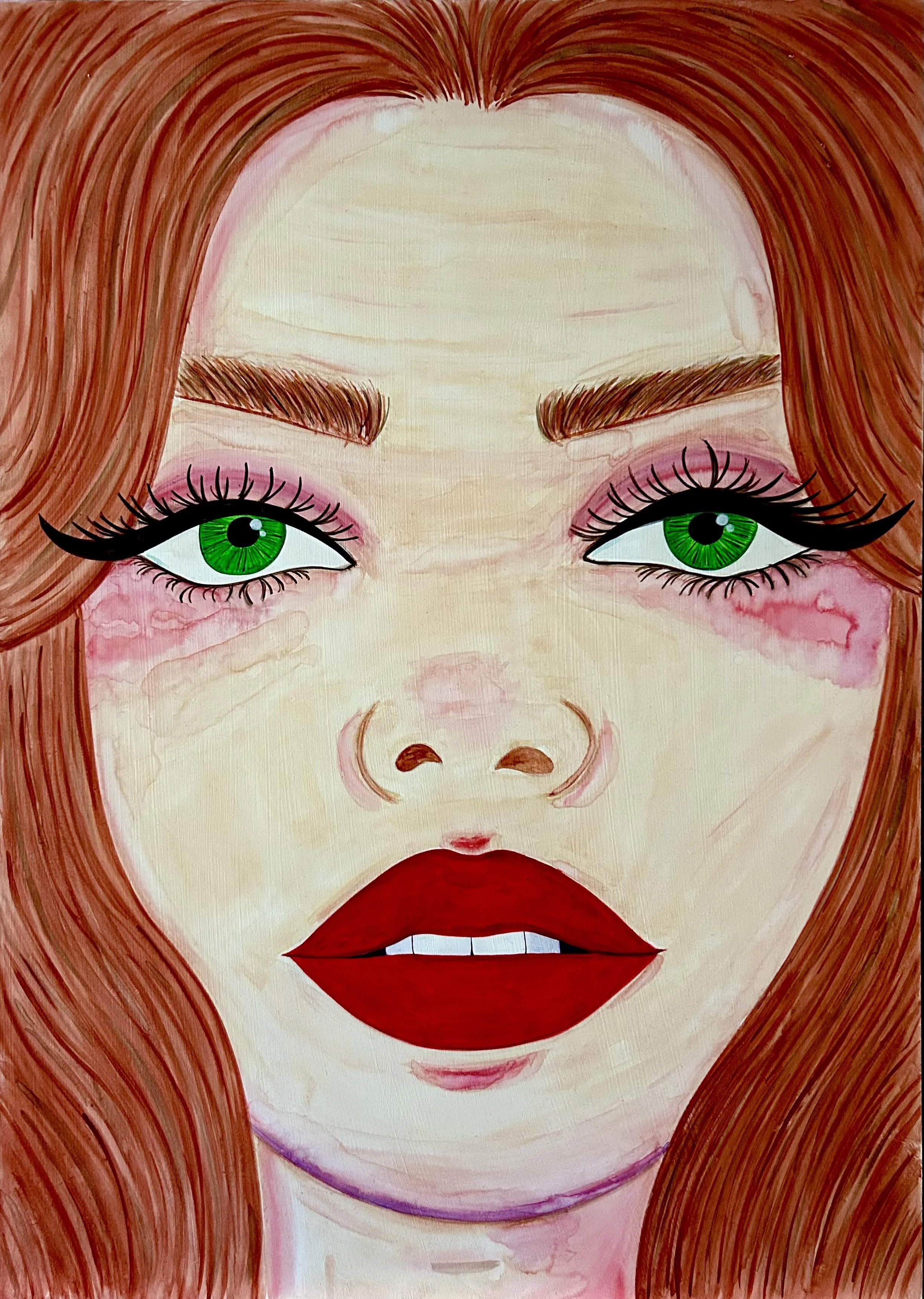 LOOK ALL YOU WANT, I'M STILL HARD TO READ |
70 × 50 cm | 400 €