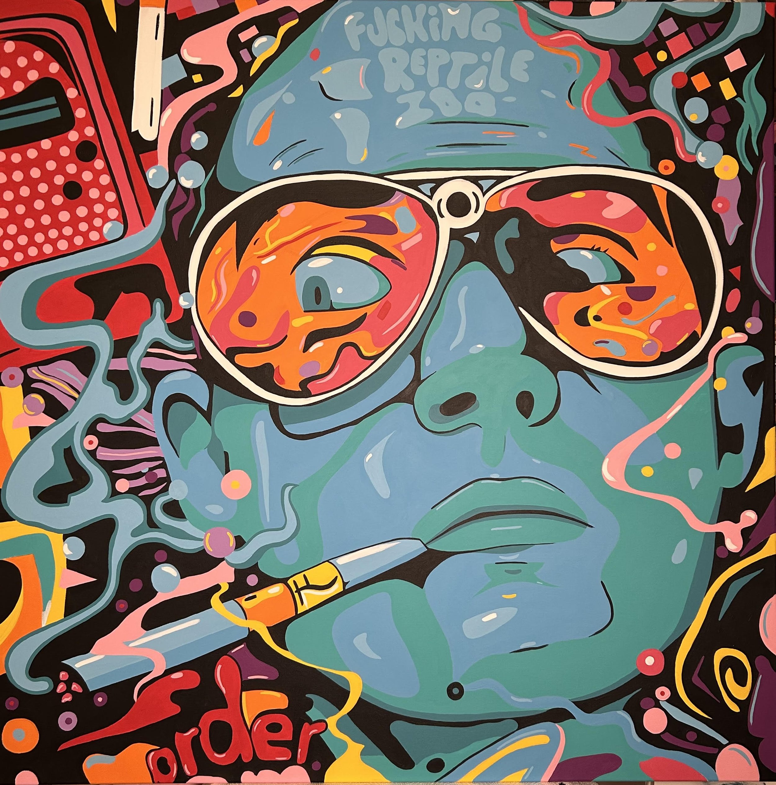 FEAR AND LOATHING IN LAS VEGAS | 120 × 120 cm | 2400 €