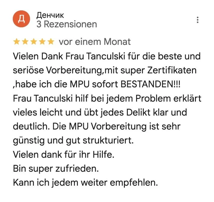 Nicole Tanculski mpu Testimonial Denis