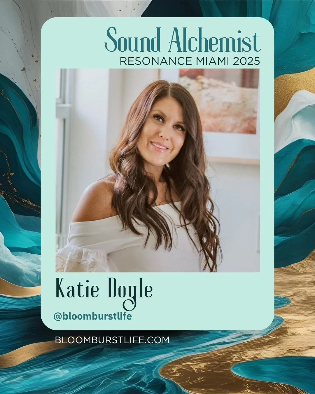 🪷 Meet our featured Sound Alchemist: Katie Doyle of Bloom Burst Life @bloomburstlife

Katie is a certified Sound Healing Facilitator, Reiki Practitioner, Holistic Health Coach, and founder of the Bloom Burst Method, a wellness practice born from her