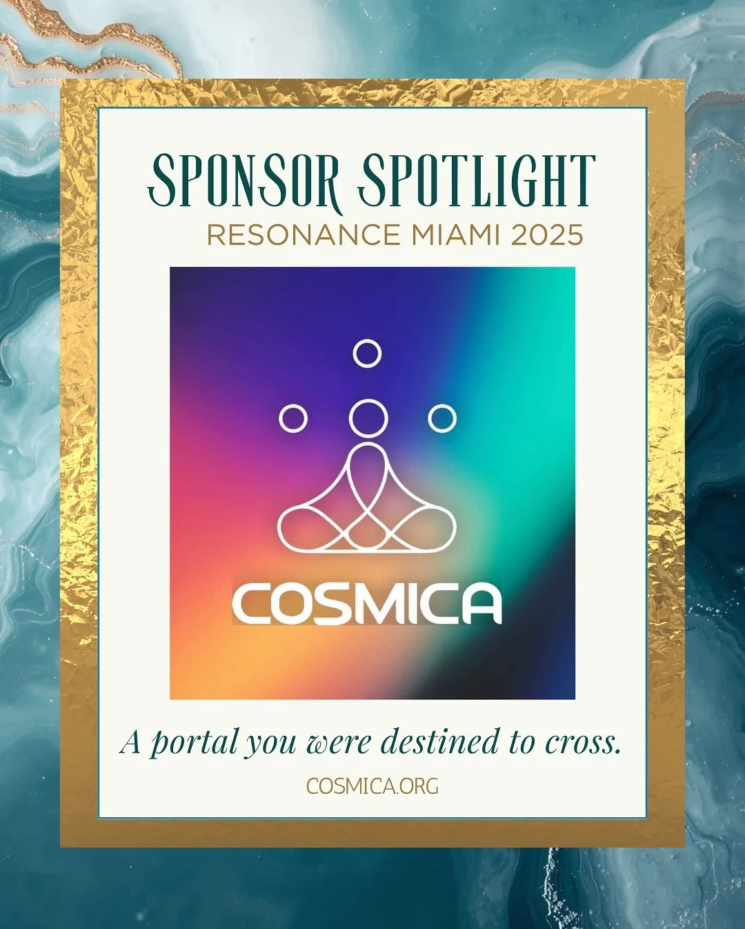 Sponsor Spotlight &mdash; C&oacute;smica ✨

&ldquo;Most people sleep through their awakening. You are not most people&hellip; You are not here by accident.&rdquo;

This crossing was set in motion long before you knew. The Earth and the Cosmos have be