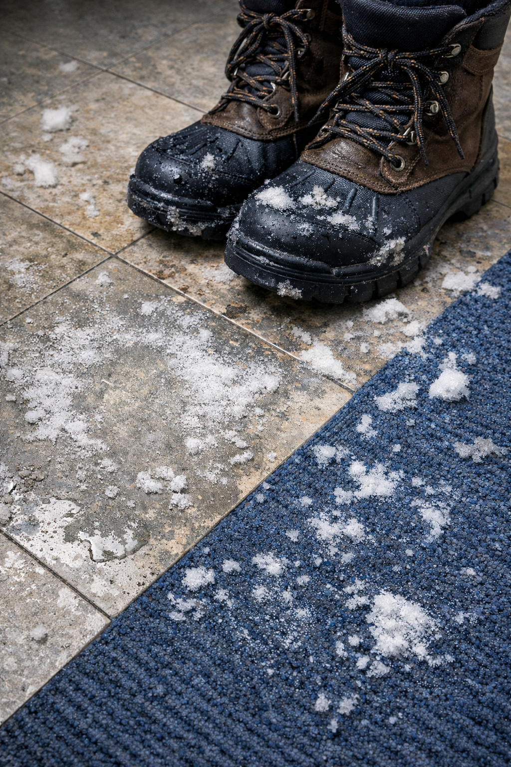How Snow and Salt Damage Your Floors (And How to Fix It)