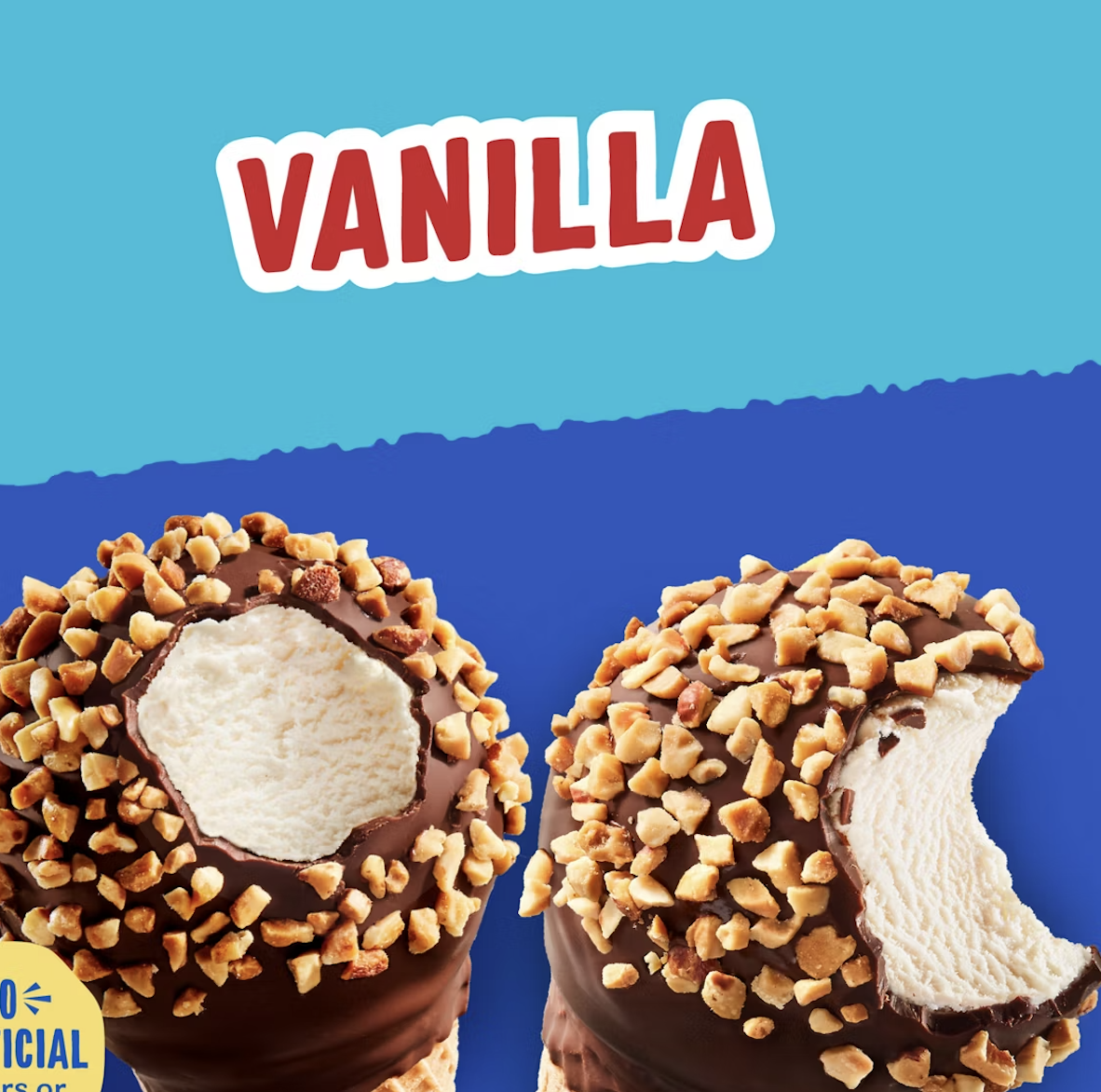 Ice Cream Drumstick - Vanilla