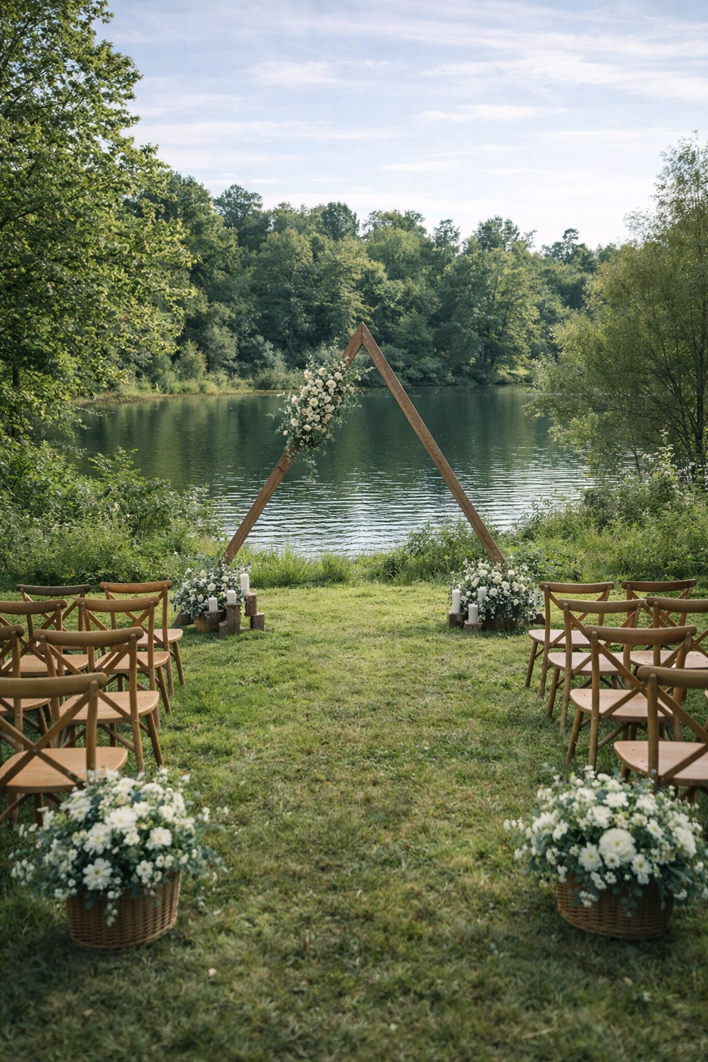 micro weddings at silver cup lake in Cedarville, Ohio