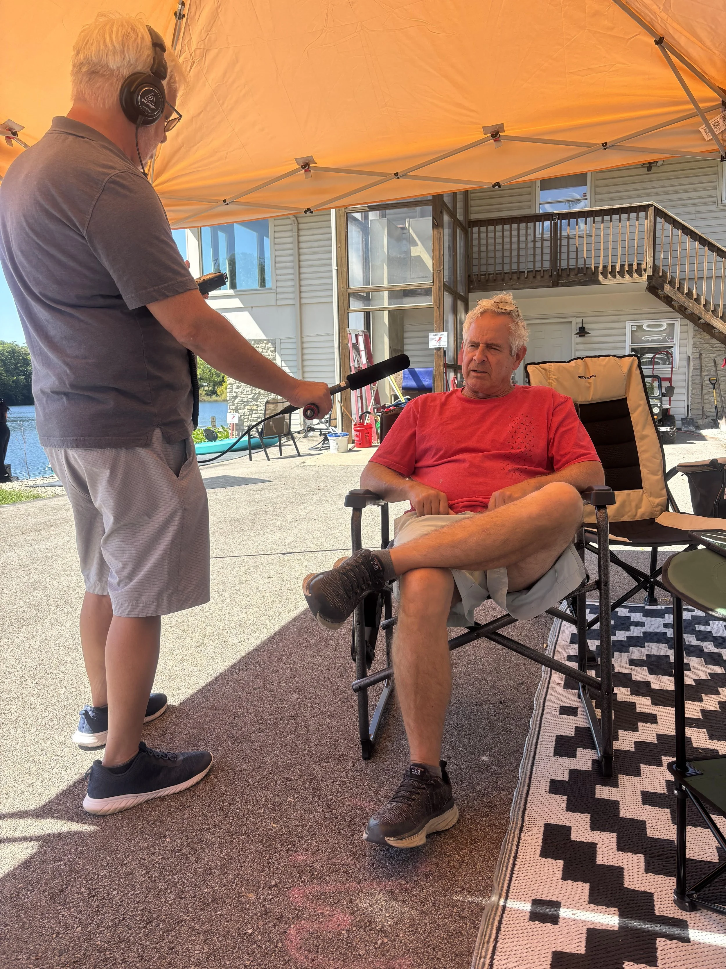 Local radio interview at Silver Cup Lake Adventures highlighting the family-owned lake project