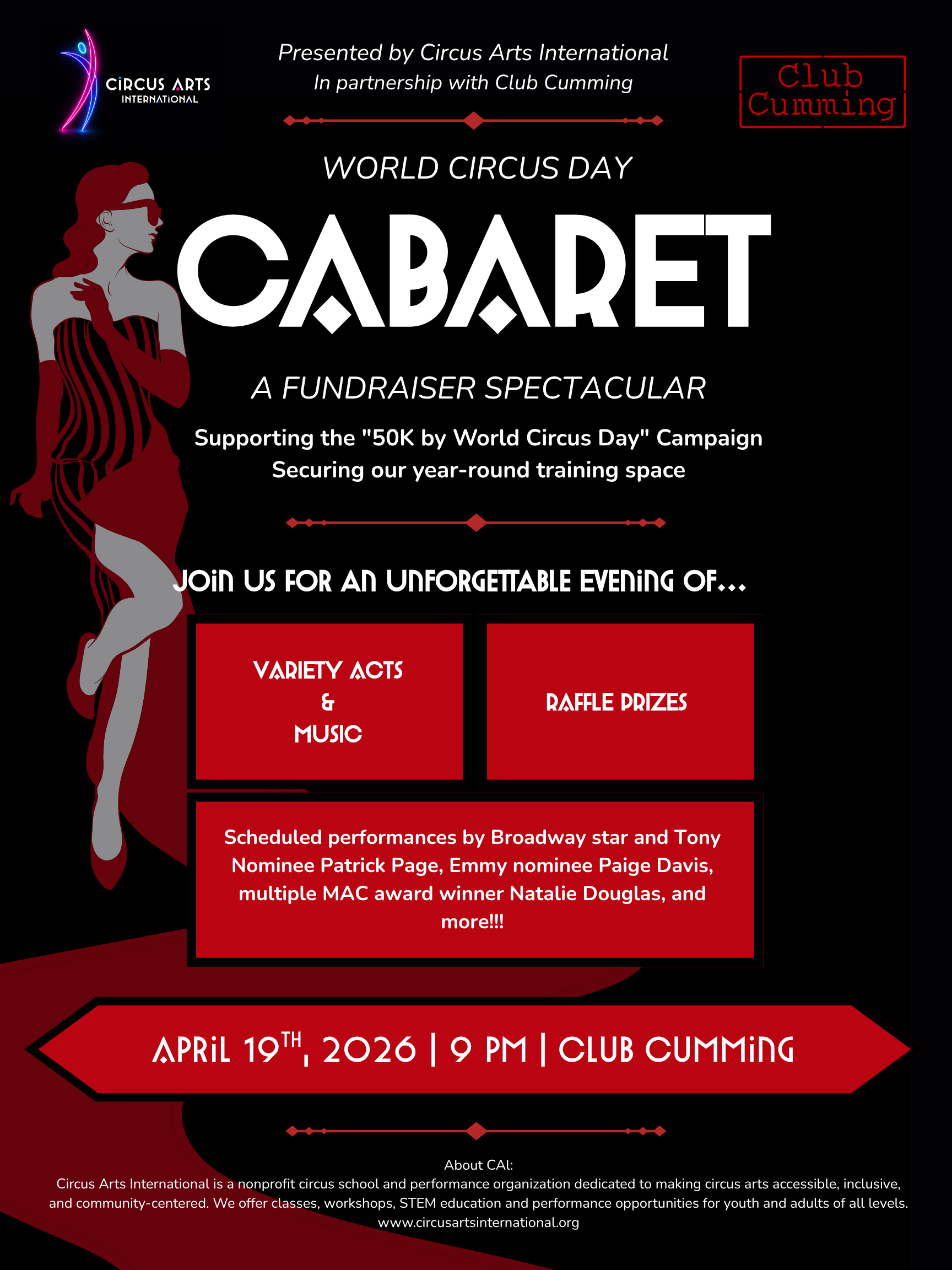 CAI Club Cumming Poster