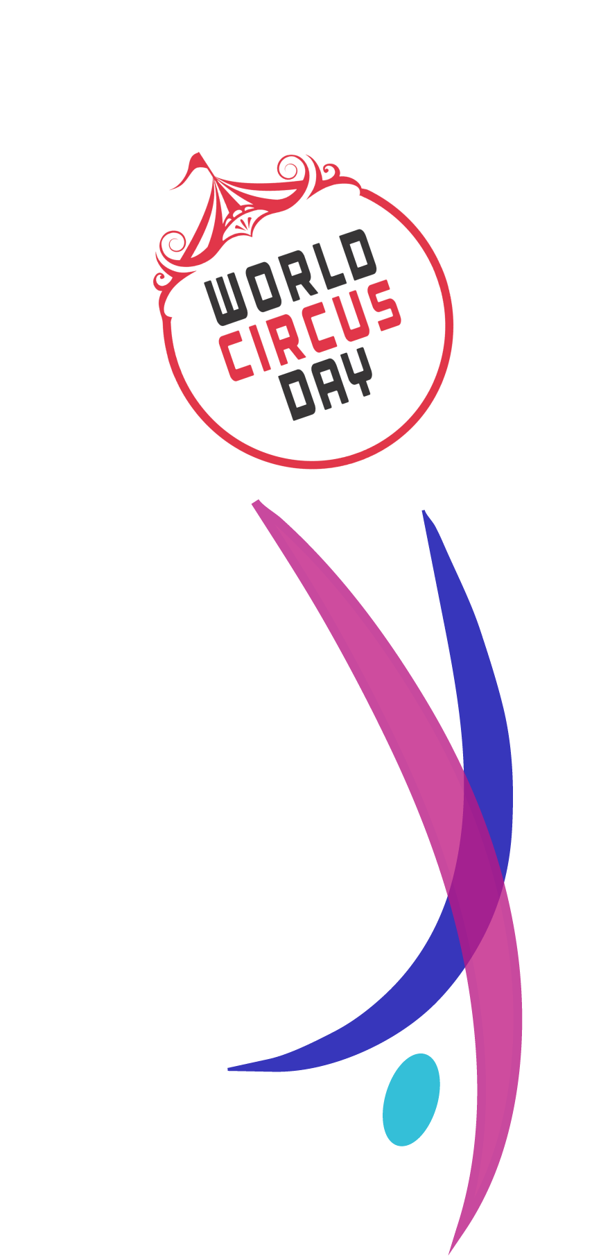 Cai juggling World Circus Day logo