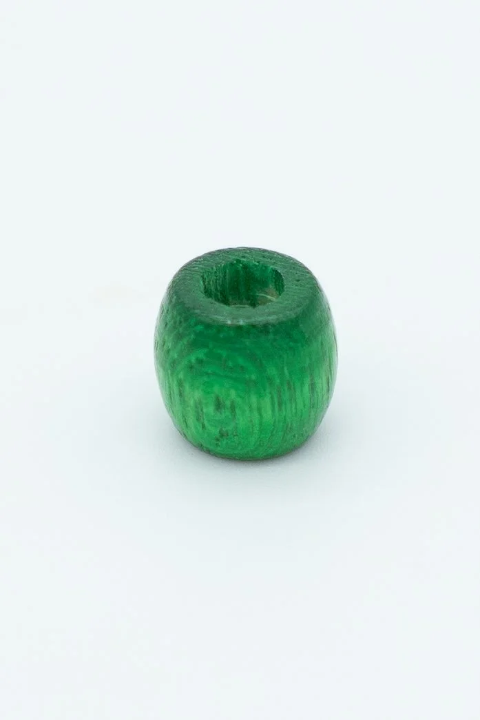 Emerald Green Bead (Barrel)