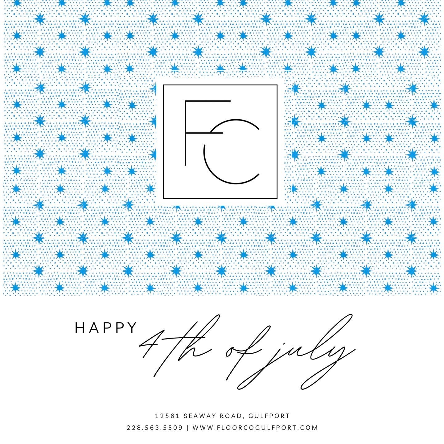 Happy 4th of July from FC Flooring &amp; Design Center! 🇺🇸

Today, we celebrate freedom, independence, and the spirit that makes our country great. 

www.floorcogulfport.com

📸 wallpaper sold exclusively at FC Design Center

#FCDDesignCenter #Gulf