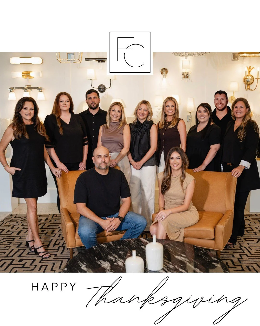 So much to be thankful for this year, especially this amazing team and our wonderful customers. 🧡

Wishing you a warm and happy Thanksgiving from all of us at FC Design Center! 🍂

We will be closed today and tomorrow for the holiday, and will resum