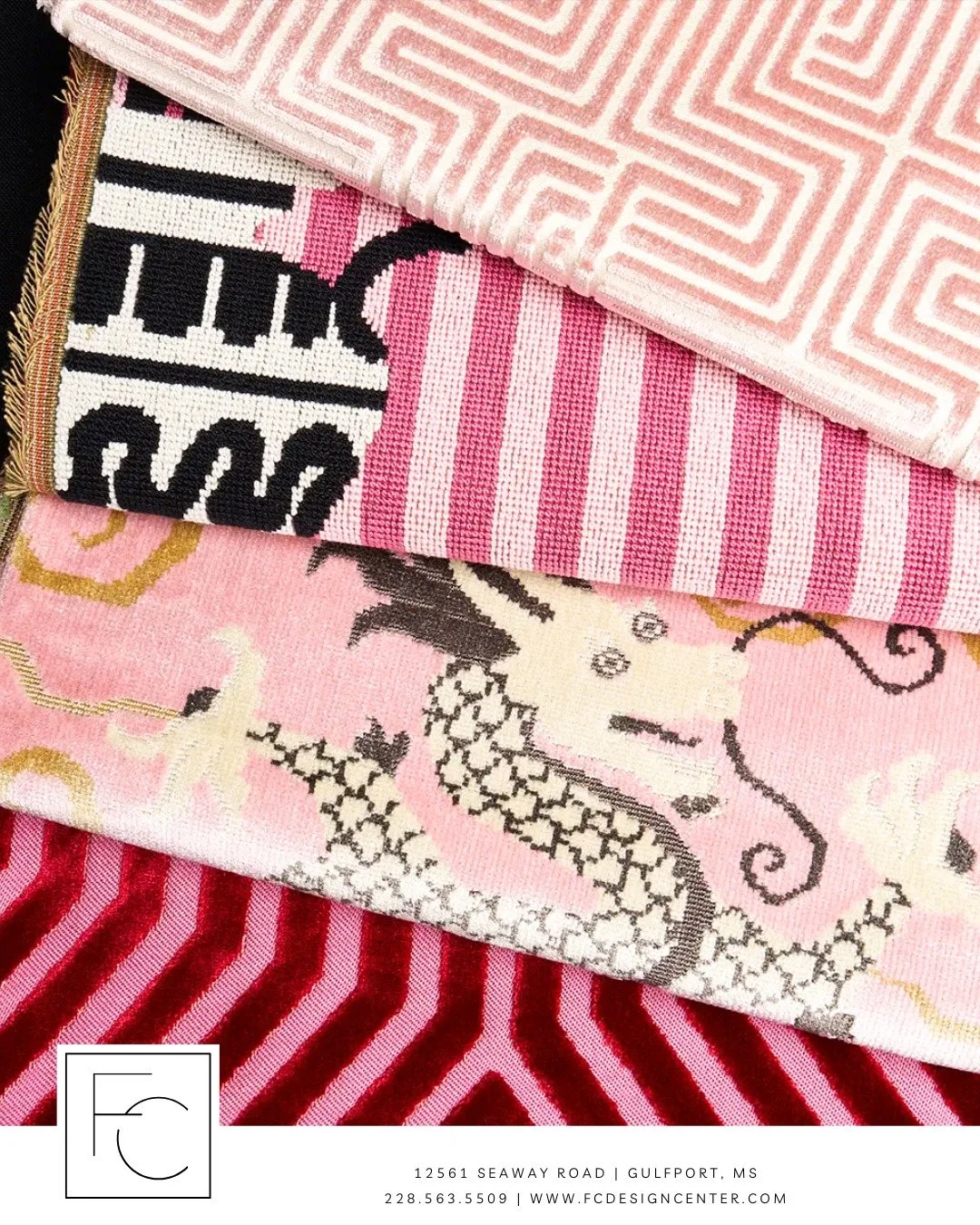 Patterns, texture, and a little personality. ✨

The right fabric can completely change the feel of a space &mdash; from drapery and upholstery to accent pieces that tie everything together.

Stop by the showroom to explore our fabric selections and s