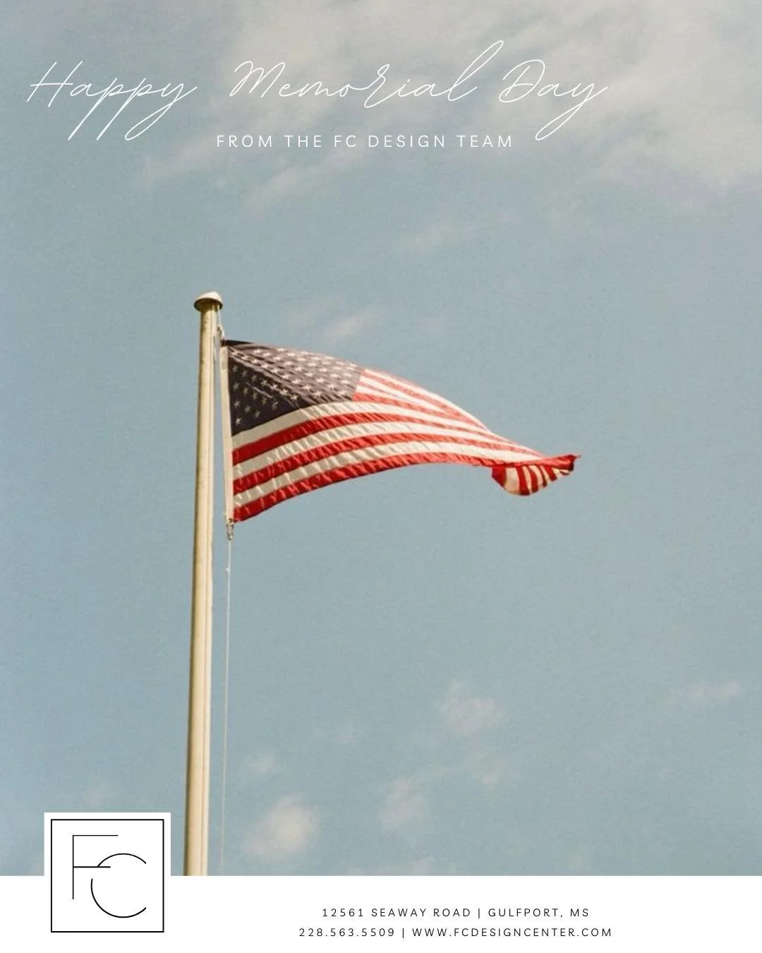 Today we honor and remember the brave men and women who made the ultimate sacrifice for our country 🇺🇸

Wishing everyone a safe and meaningful Memorial Day.

Our Memorial Day Sale begins tomorrow, May 26, and we look forward to welcoming you into t