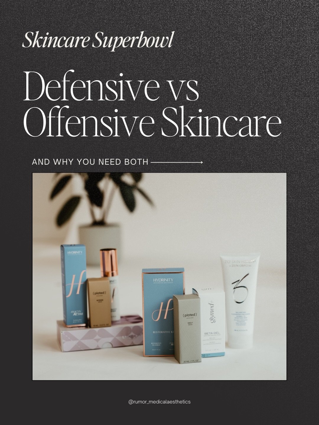 THE WINNING FORMULA: Why You Need Both

In football and in skincare, you can&rsquo;t win the game with only half a roster. Here is why the most effective routines are built on Balance:

🛡️Defense without Offense is Stagnant: If you only Protect (Def