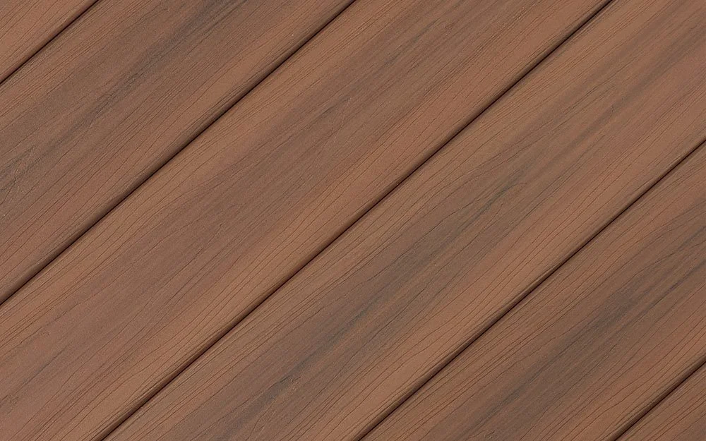 Close-up view of Northern Arbor Decking boards.