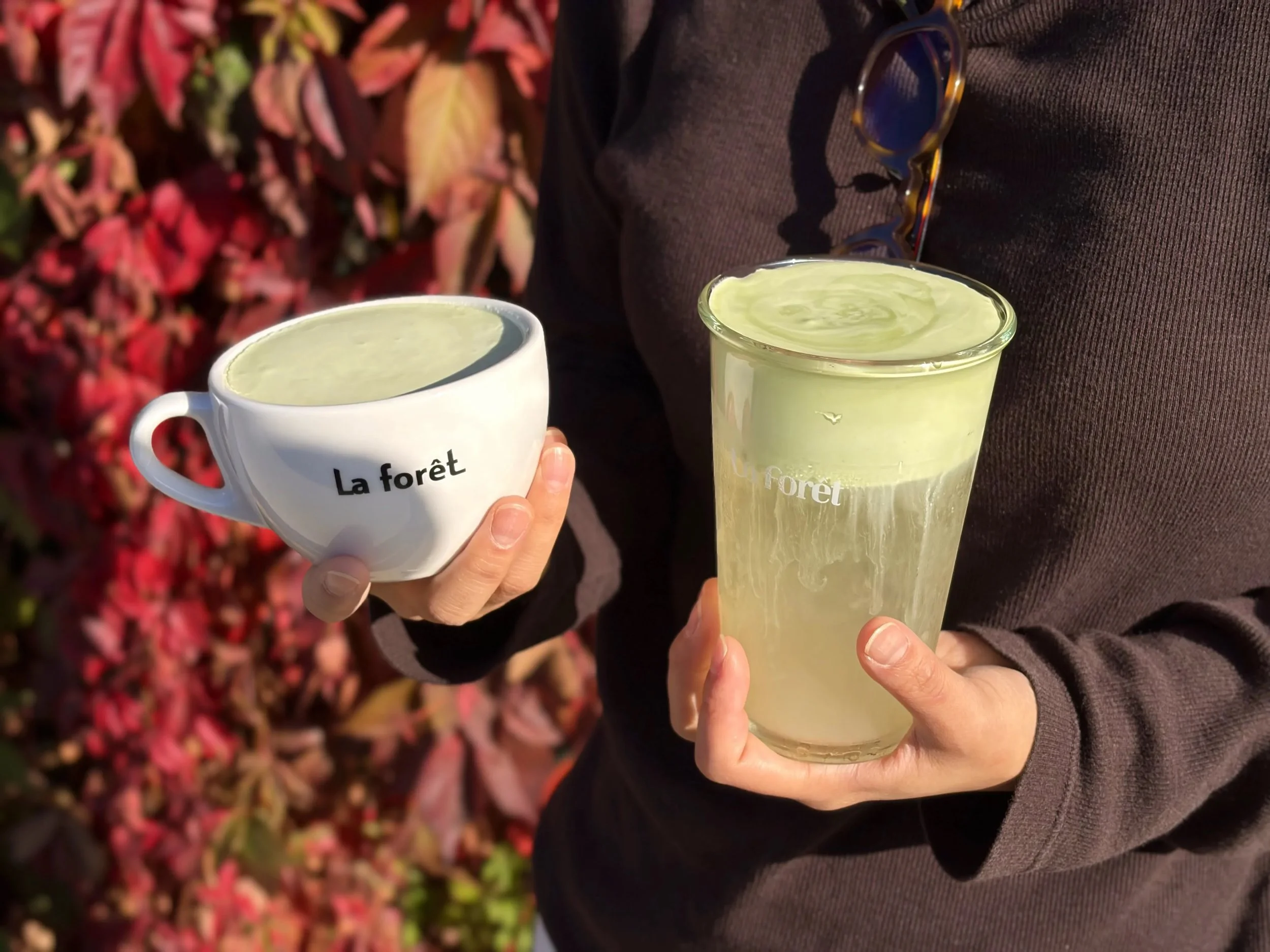 Jasmine Matcha Velvet at La Forêt in Burnaby and Coquitlam