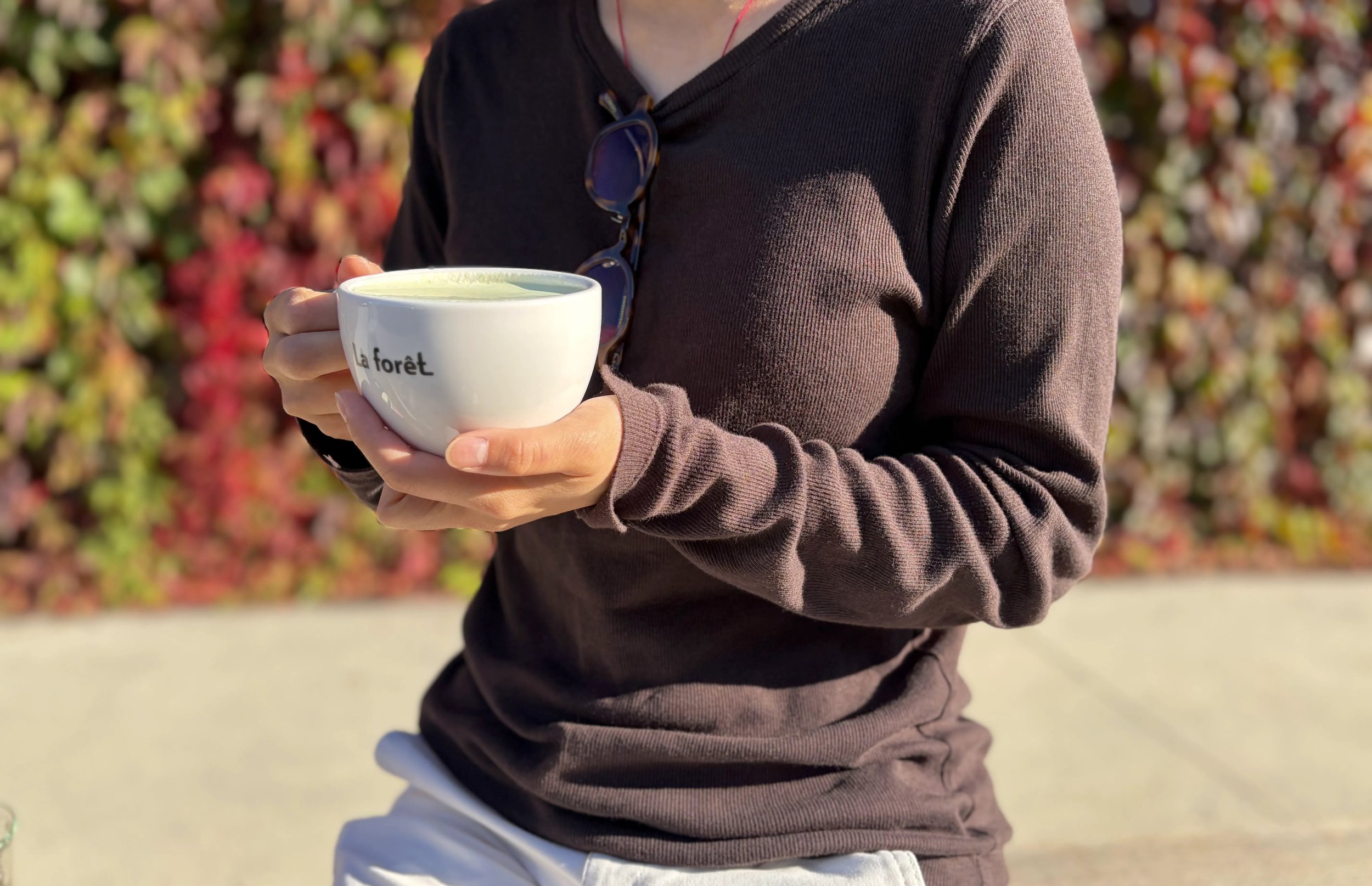 Jasmine Matcha Velvet at La Forêt in Burnaby and Coquitlam