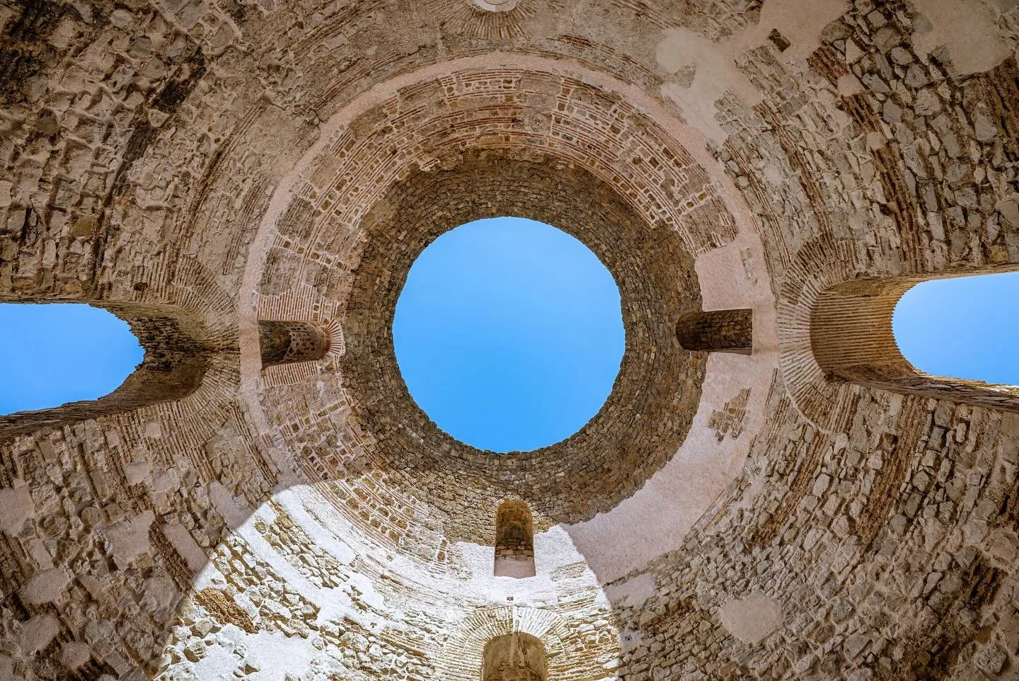 The old town of Split. Absolutely open to just wander around Diocletian’s palace at the heart of the old town. Some amazing architecture and I got rather caught up in the almost perfect circles of the vestibule. The first image is taken pointin