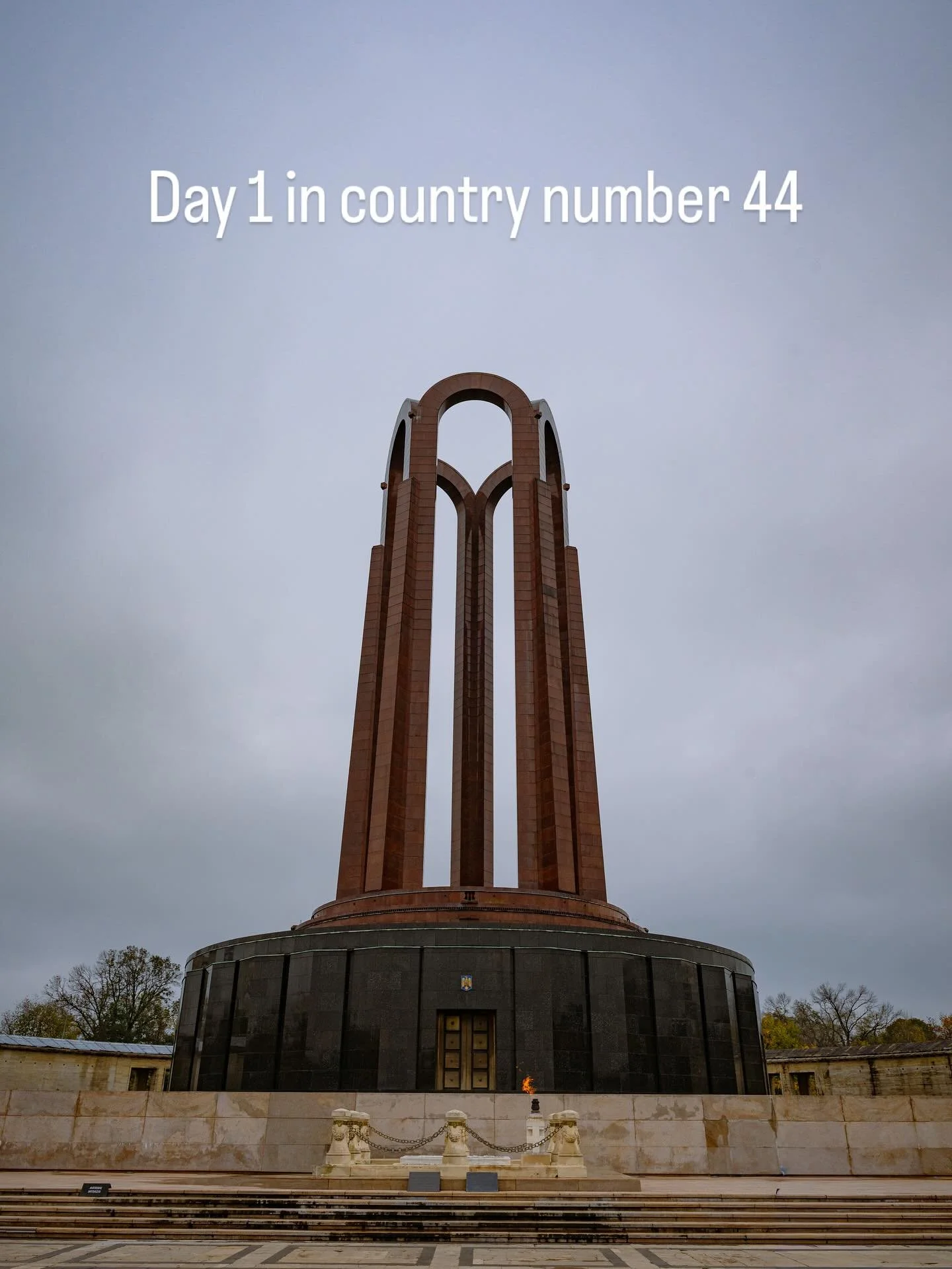Onto country number 44. Today spent exploring Buachrest, Romania&rsquo;s capital city. 
Parliament building, known as the people&rsquo;s palace, which I believe is the world&rsquo;s heaviest building. 
Loads of parks and green spaces, which in autumn